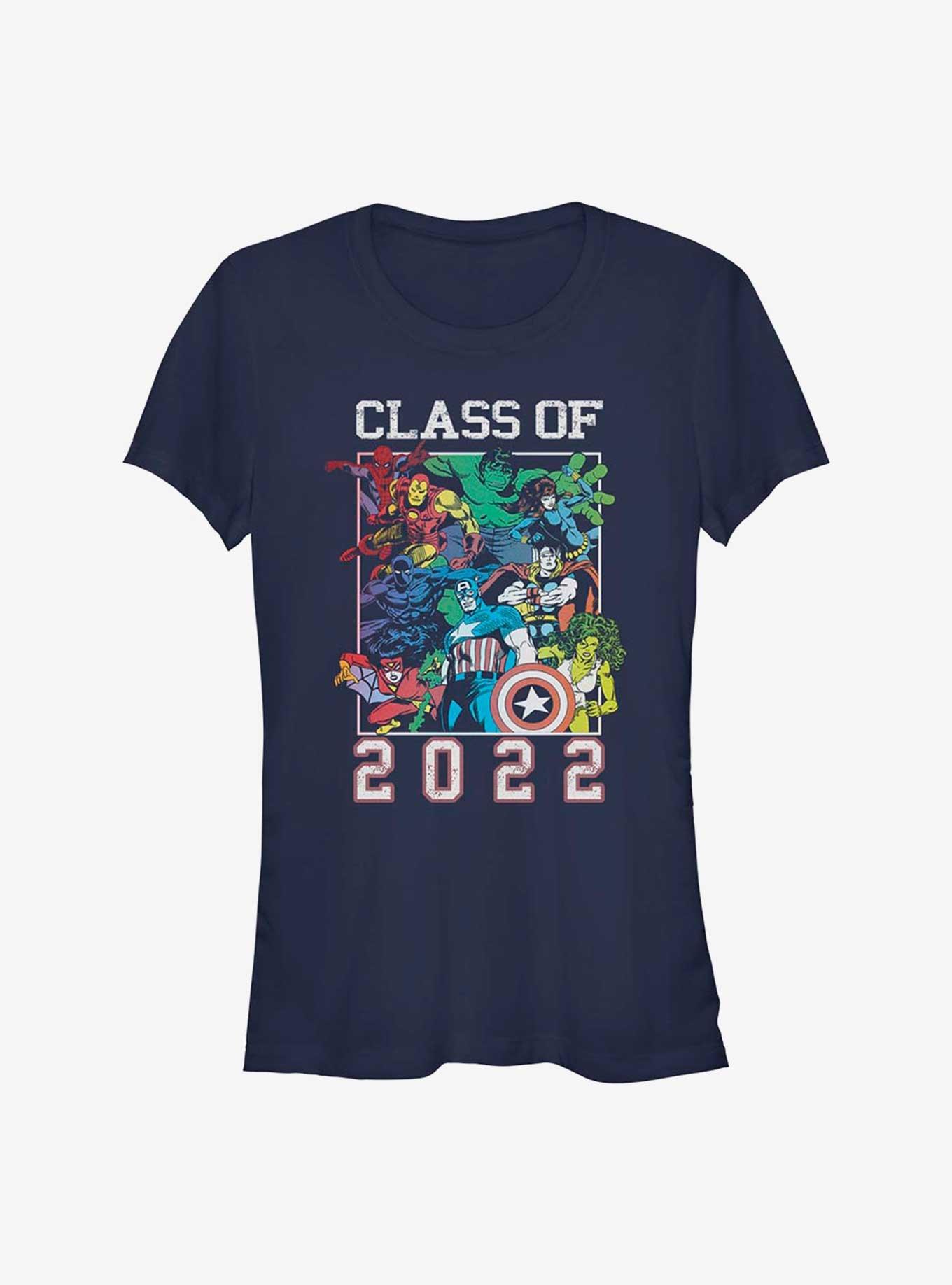 Marvel Class of 2022 Girls T-Shirt, NAVY, hi-res