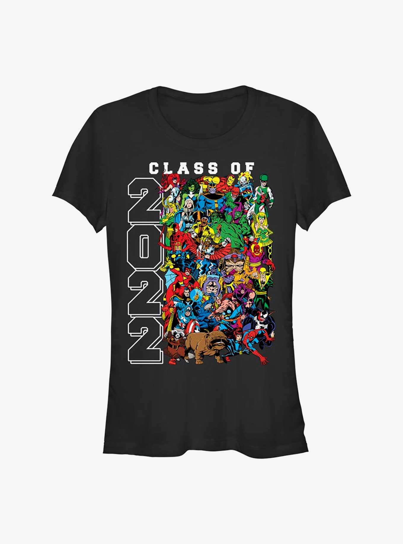 Marvel Group Class of 2022 Girls T-Shirt, BLACK, hi-res