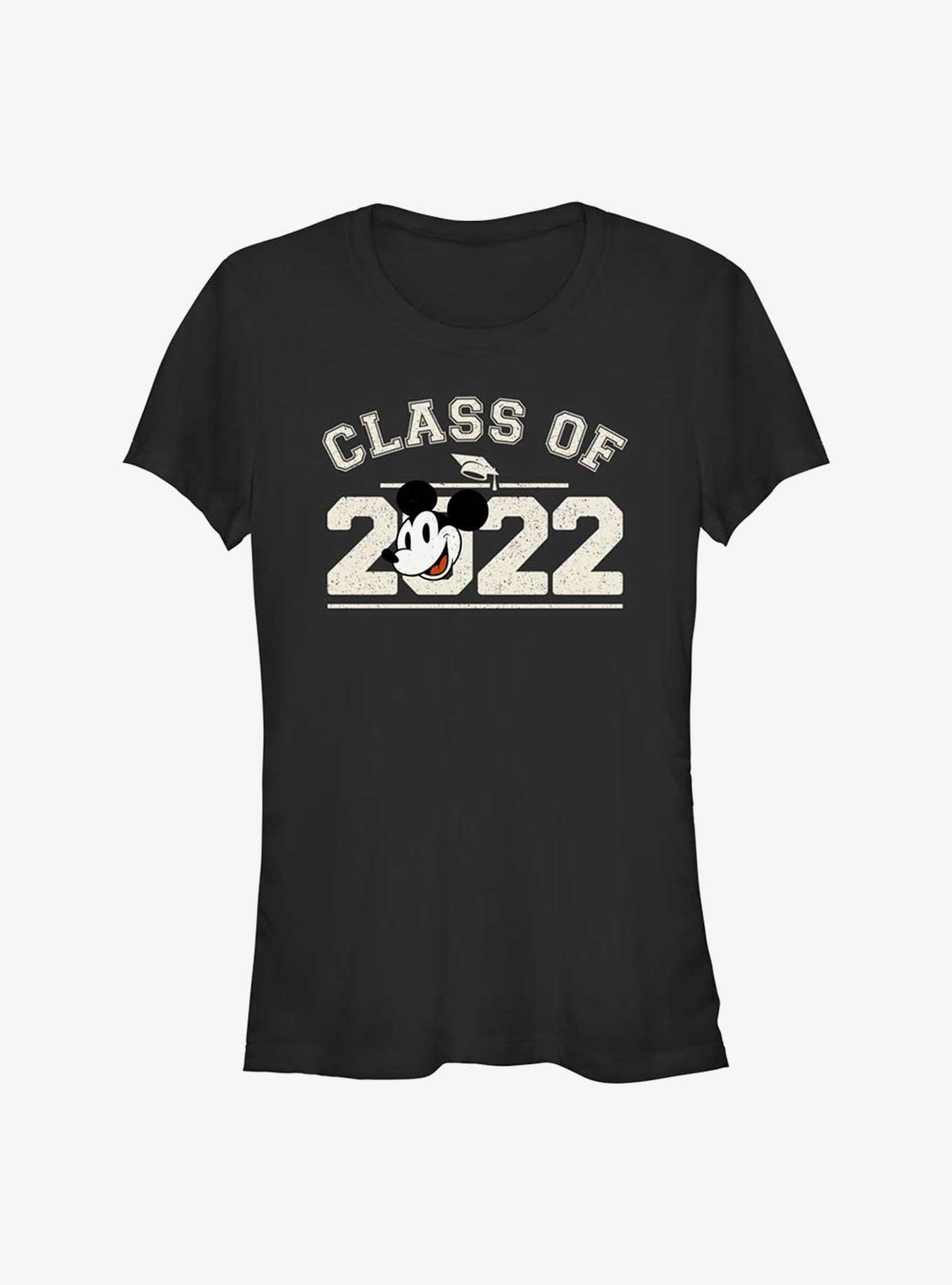 Disney Mickey Mouse Graduation Class of 22 Girls T-Shirt, BLACK, hi-res
