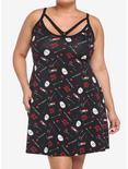 Friday The 13th Jason Bloody Weapons Strappy Dress Plus Size, MULTI, hi-res