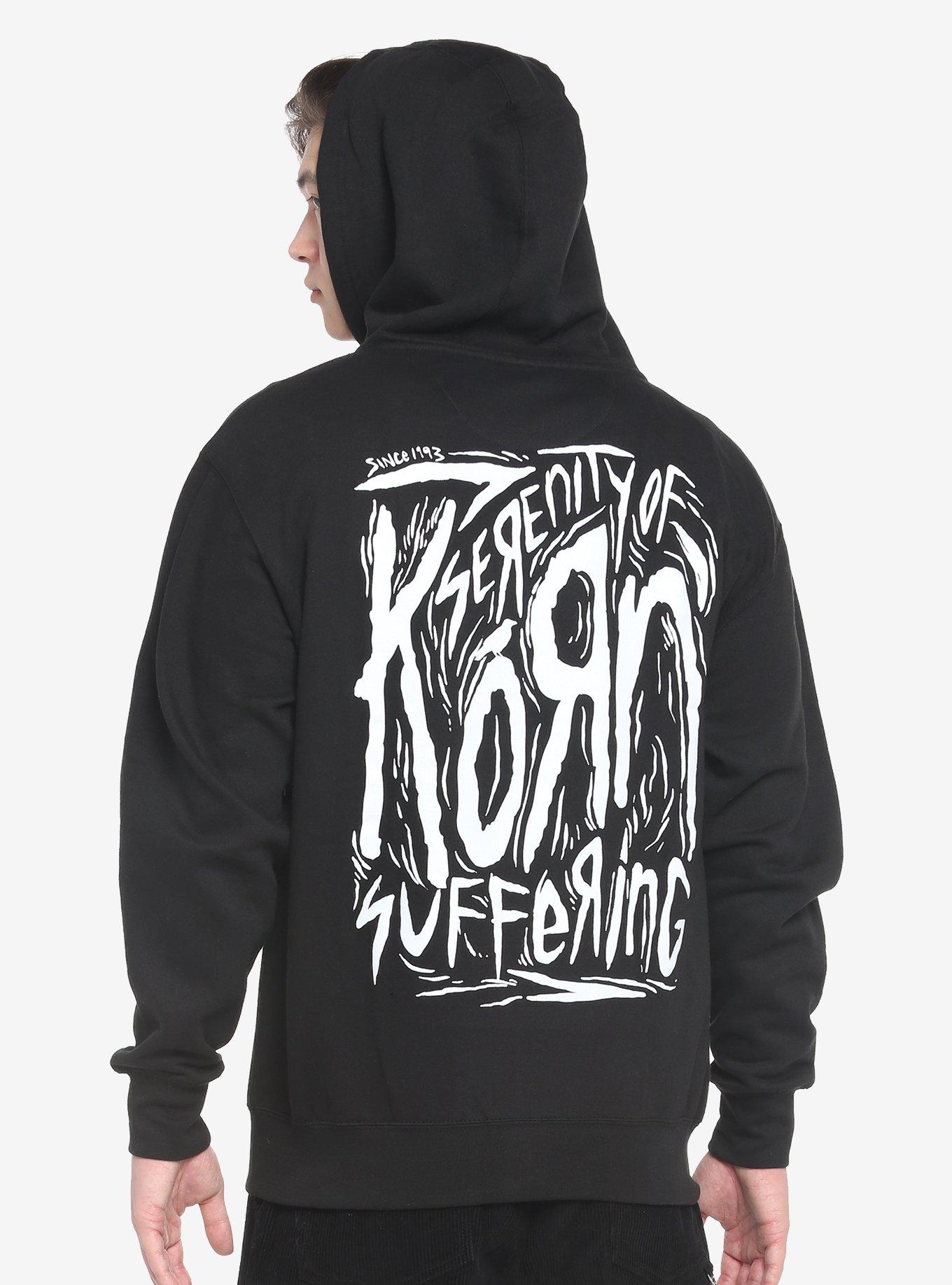 Korn zip sales up hoodie