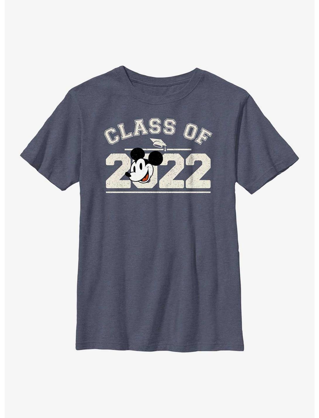 Disney Mickey Mouse Grad Youth T-Shirt, NAVY HTR, hi-res