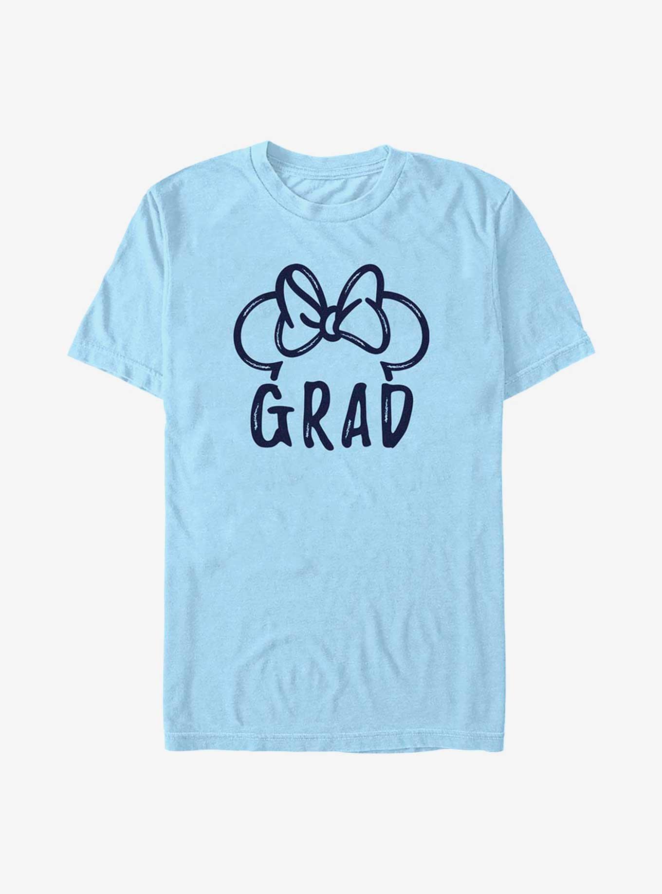 Disney Minnie Mouse Grad Ears T-Shirt, LT BLUE, hi-res