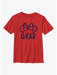 Disney Minnie Mouse Grad Ears Youth T-Shirt, RED, hi-res