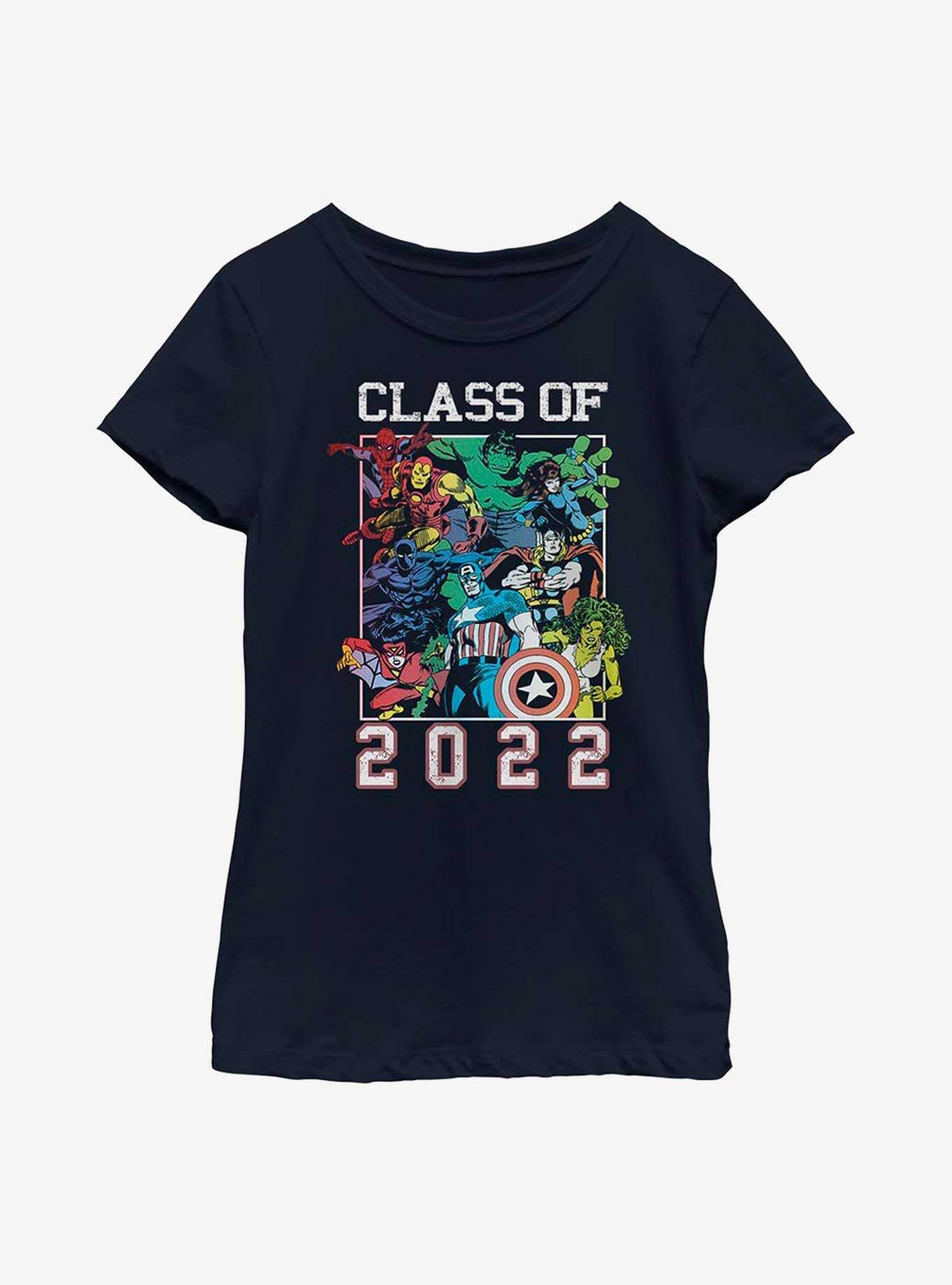 Marvel Class Of 2022 Group Youth Girls T-Shirt, , hi-res