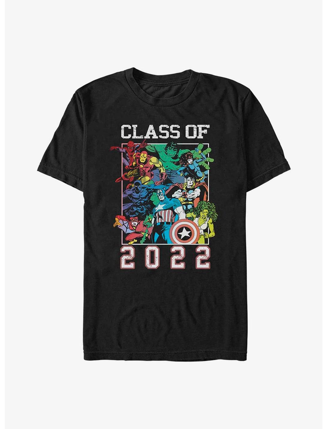 Marvel Class Of 2022 Group T-Shirt, BLACK, hi-res
