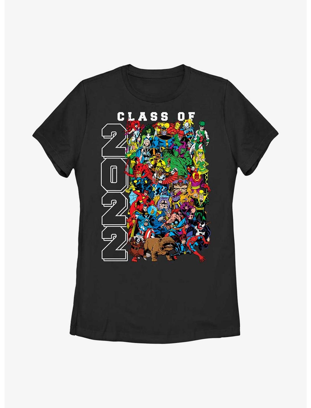 Marvel All Class Of 2022 Womens T-Shirt, BLACK, hi-res