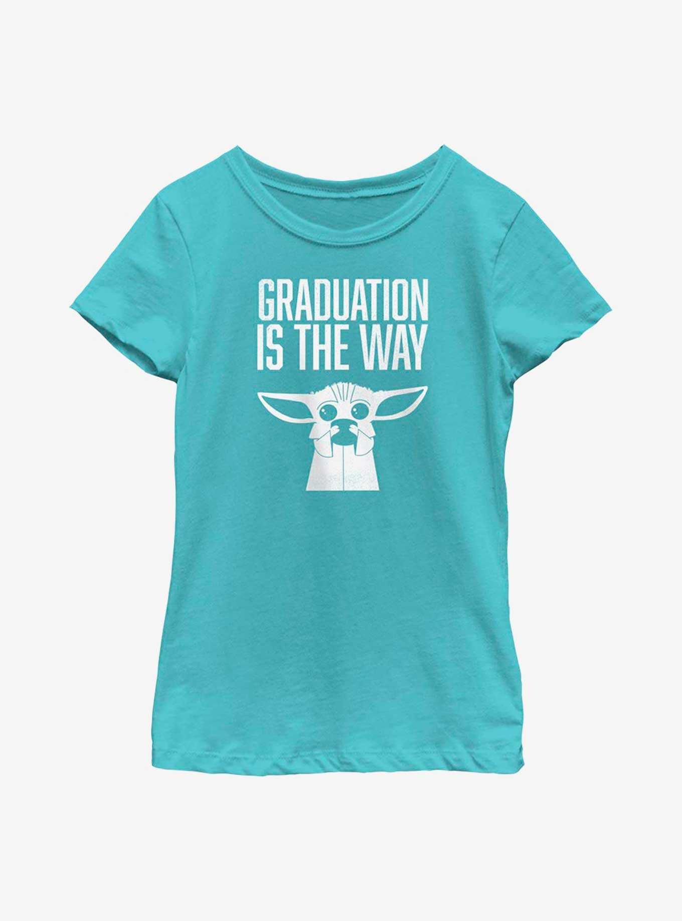 Star Wars The Mandalorian Grogu Graduation Youth Girls T-Shirt, , hi-res