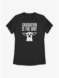 Star Wars The Mandalorian Grogu Graduation Womens T-Shirt, BLACK, hi-res