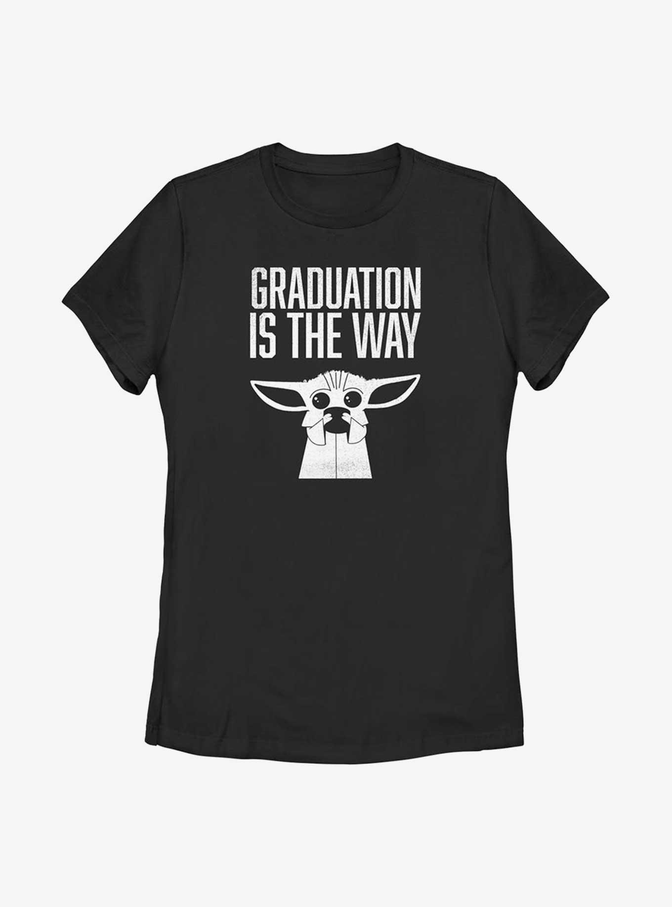 Star Wars The Mandalorian Grogu Graduation Womens T-Shirt, , hi-res