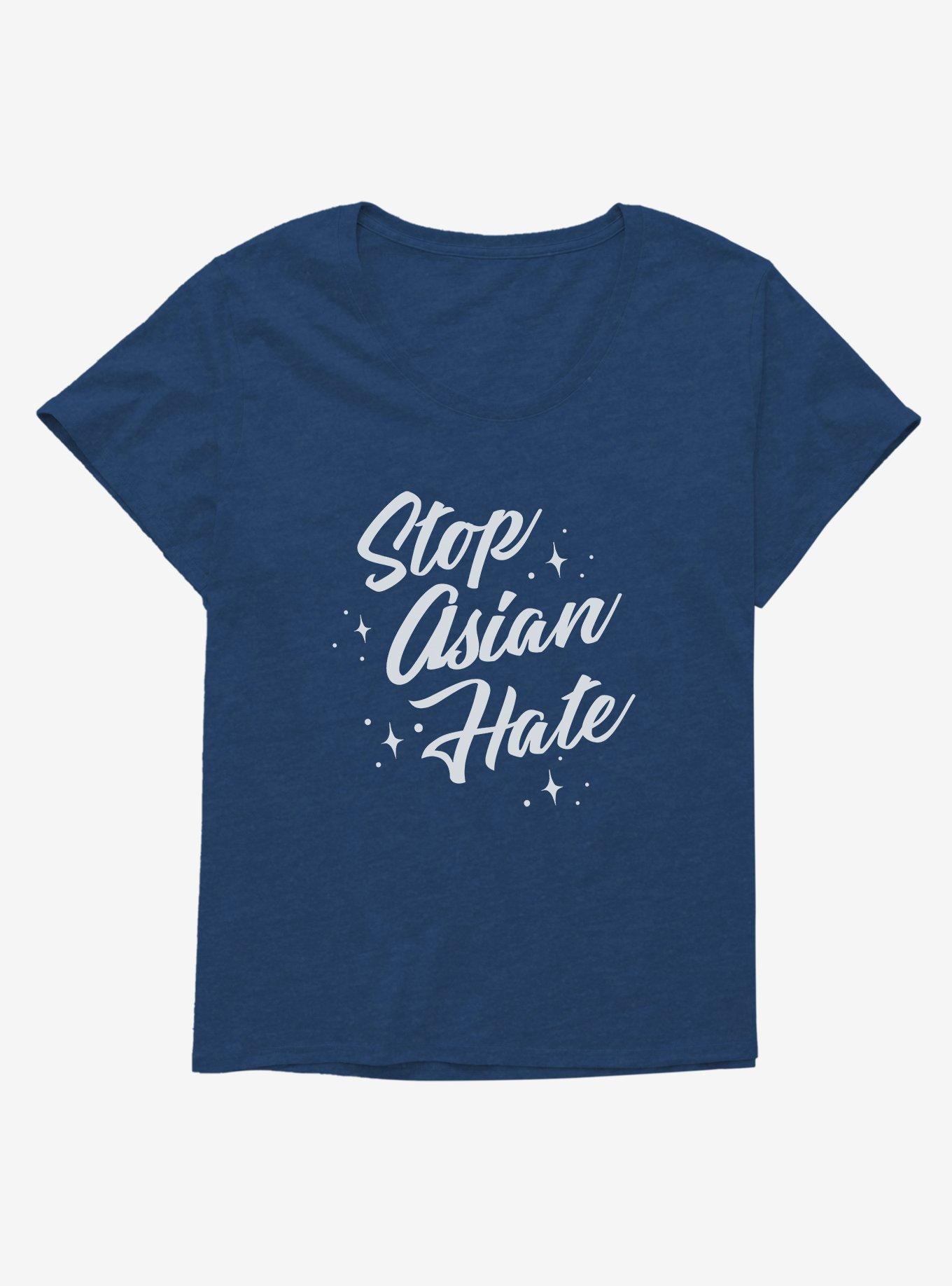 Airbrush Stop Asian Hate Girls T-Shirt Plus