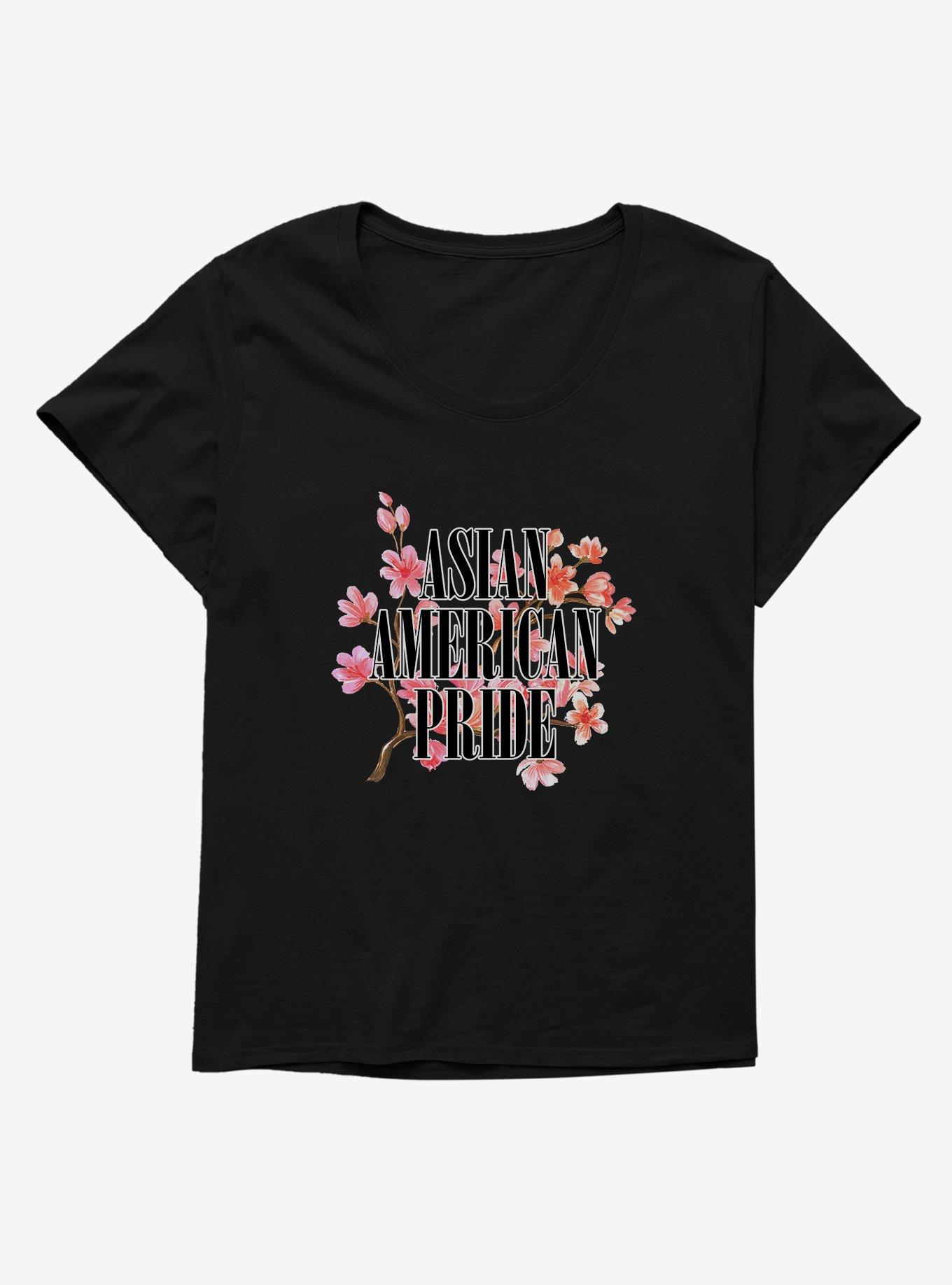 Asian American Pride Girls T-Shirt Plus Size, , hi-res
