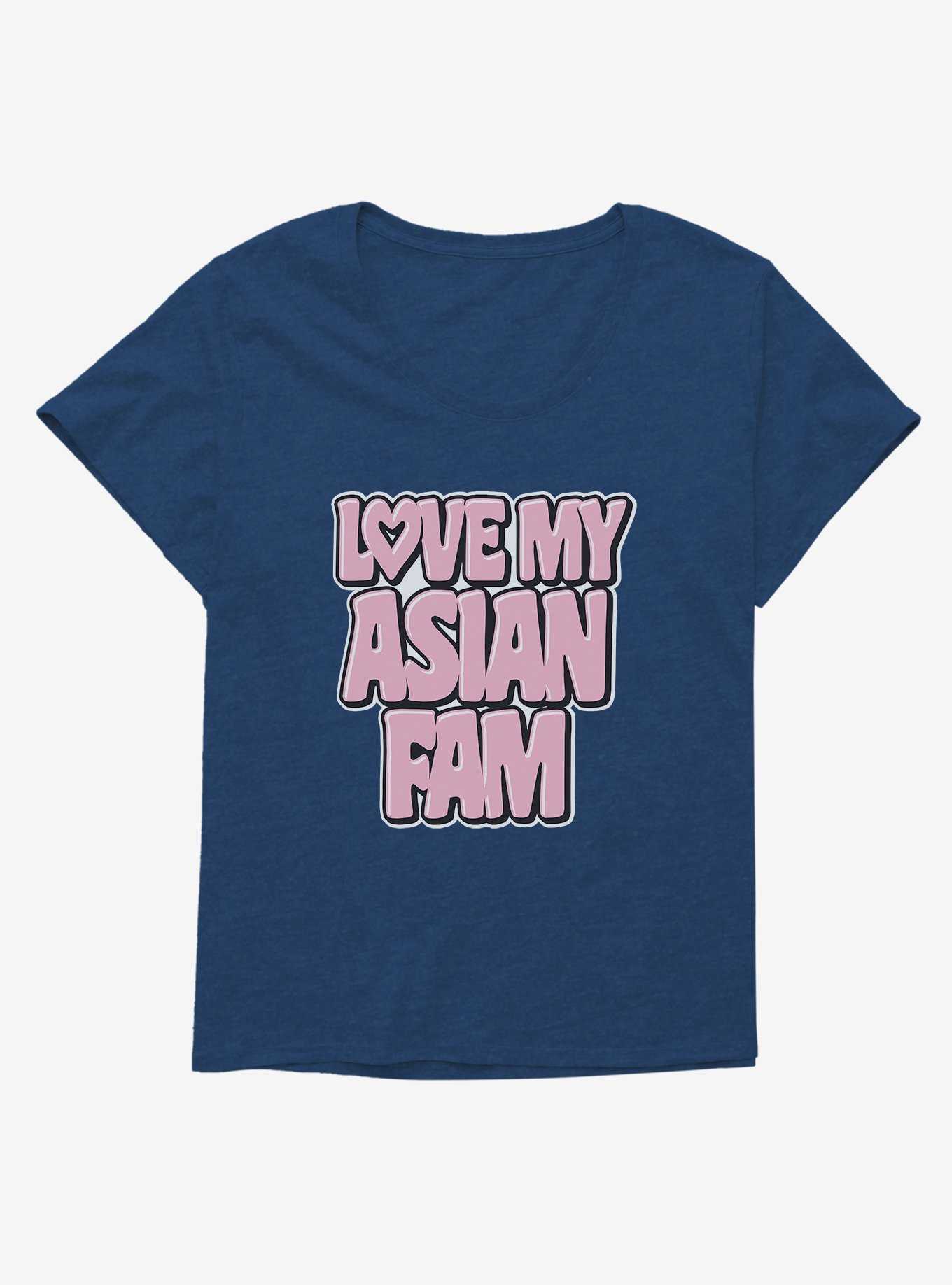 Love My Asian Fam Girls T-Shirt Plus Size, , hi-res