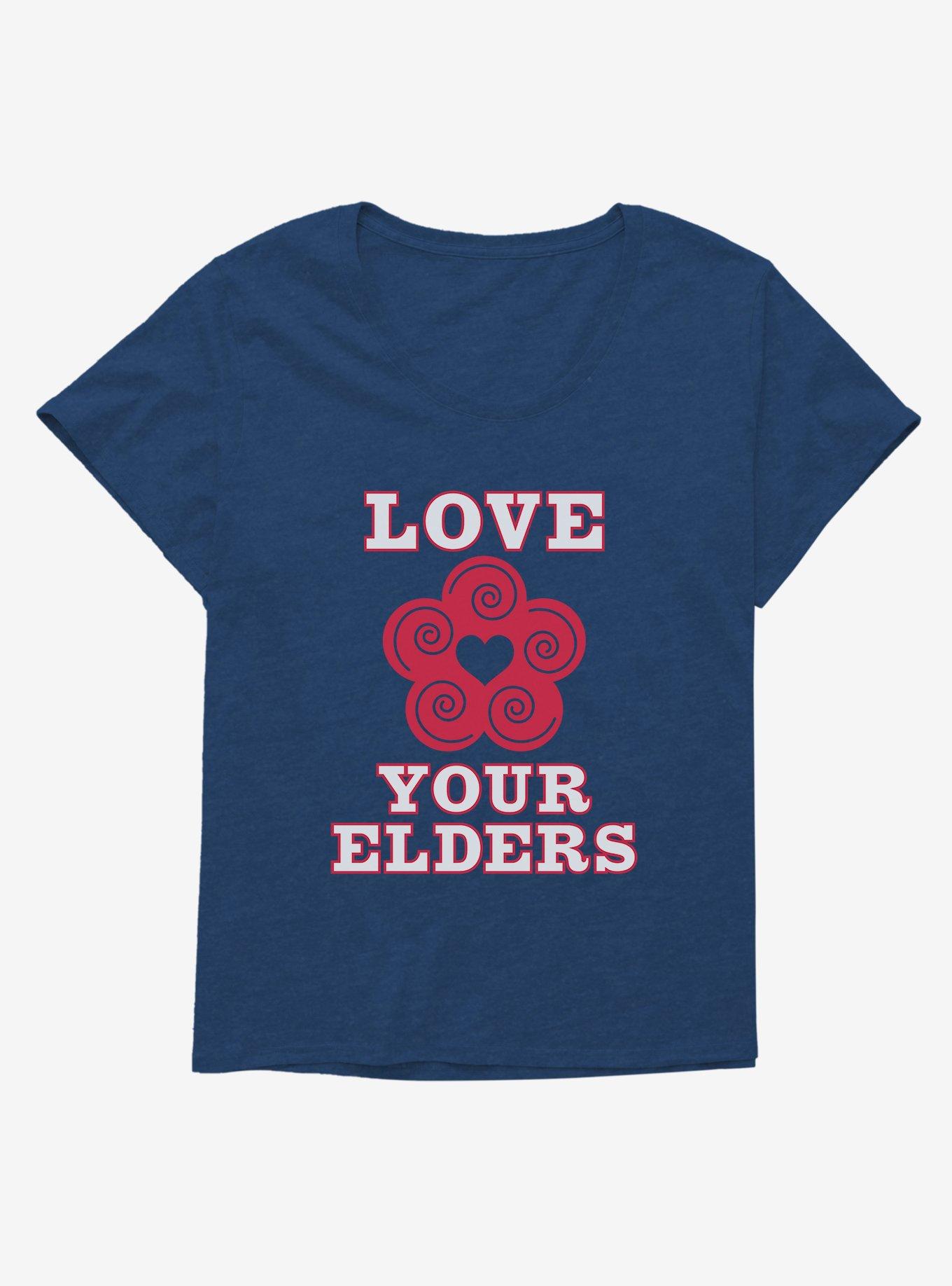 Love Your Elders Girls T-Shirt Plus