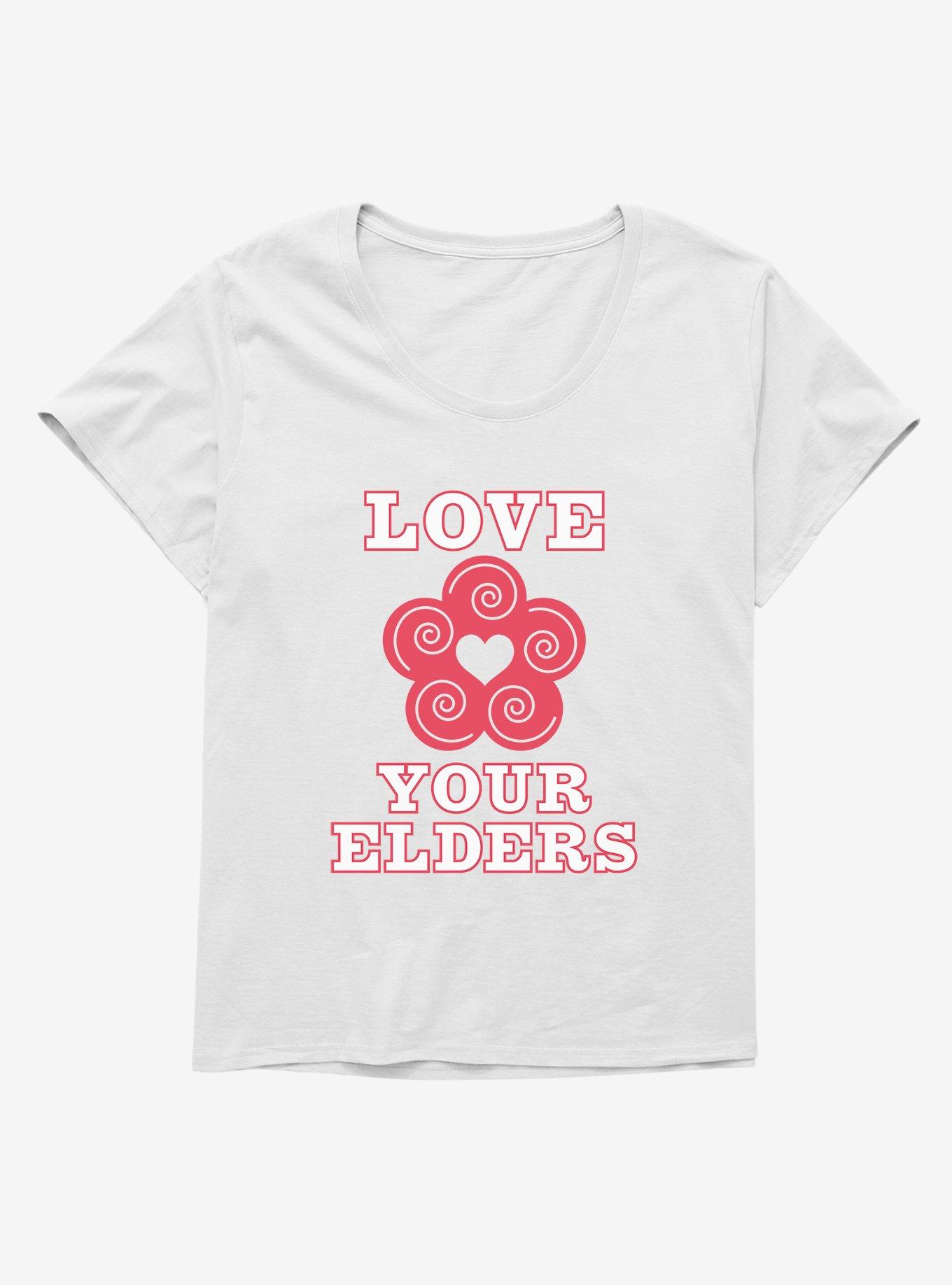 Love Your Elders Girls T-Shirt Plus Size, , hi-res