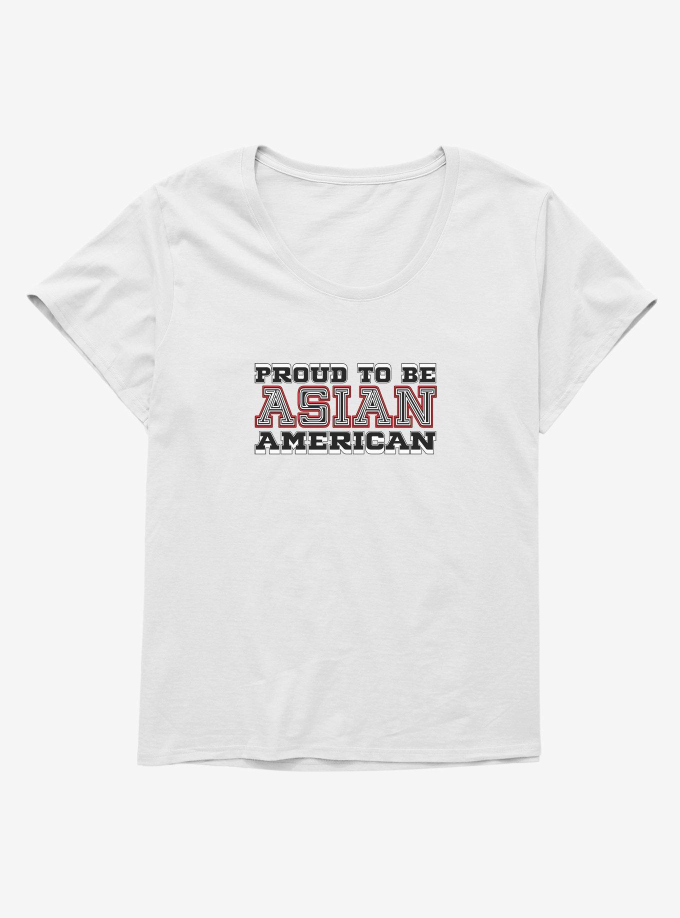 Proud Asian American Girls T-Shirt Plus Size, , hi-res