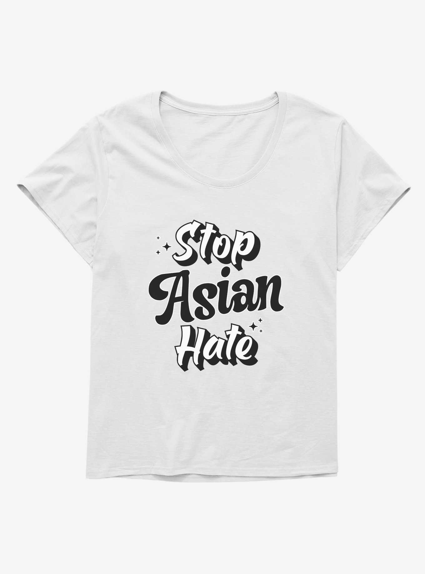 Street Art Stop The Hate Girls T-Shirt Plus Size, , hi-res