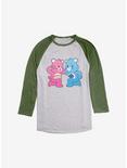 Care Bears Cheer and Grumpy Cool Raglan, Ath Heather With Moss, hi-res