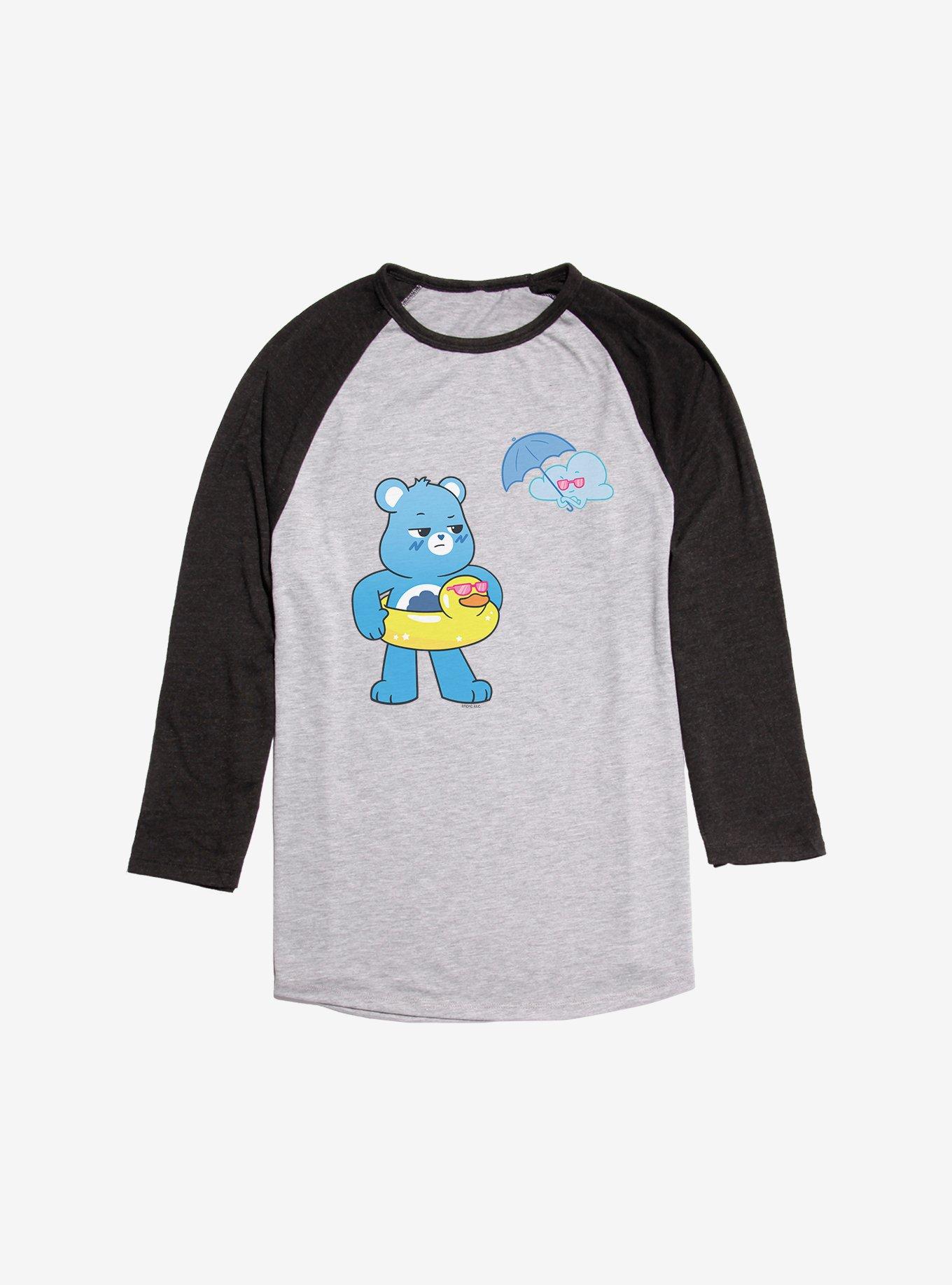 Care Bears Grumpy Gloom Raglan, Ath Heather With Black, hi-res