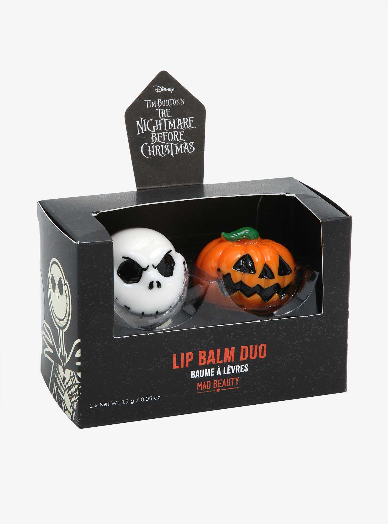 Disney The Nightmare Before Christmas Jack Skellington & Pumpkin Lip Balm Set , , hi-res