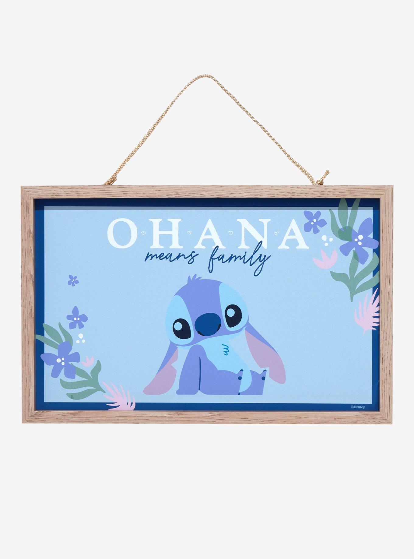 Disney Lilo & Stitch Ohana Means Family Wall Art, , hi-res