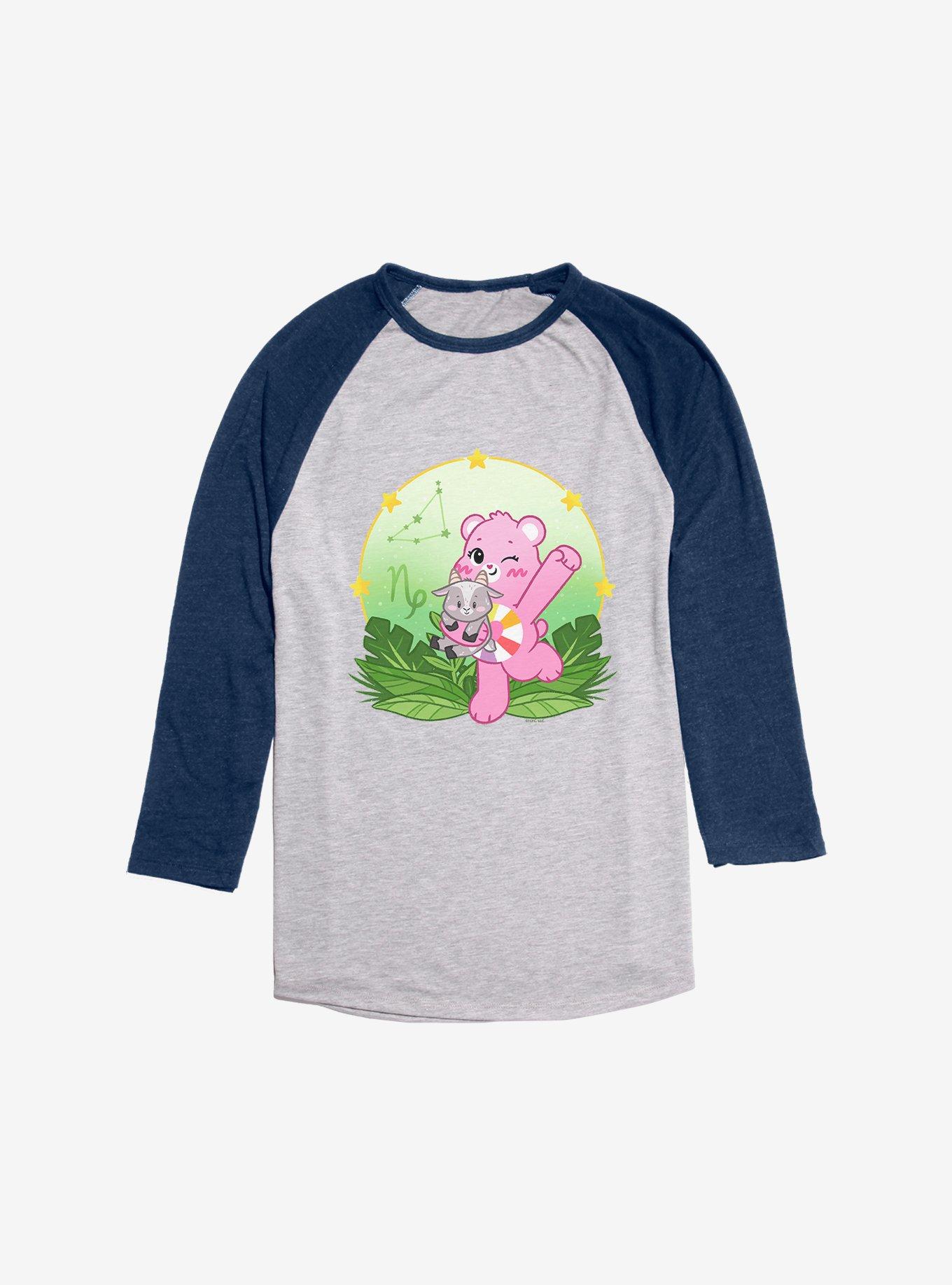 Care Bears Capricorn Bear Raglan, Ath Heather With Navy, hi-res