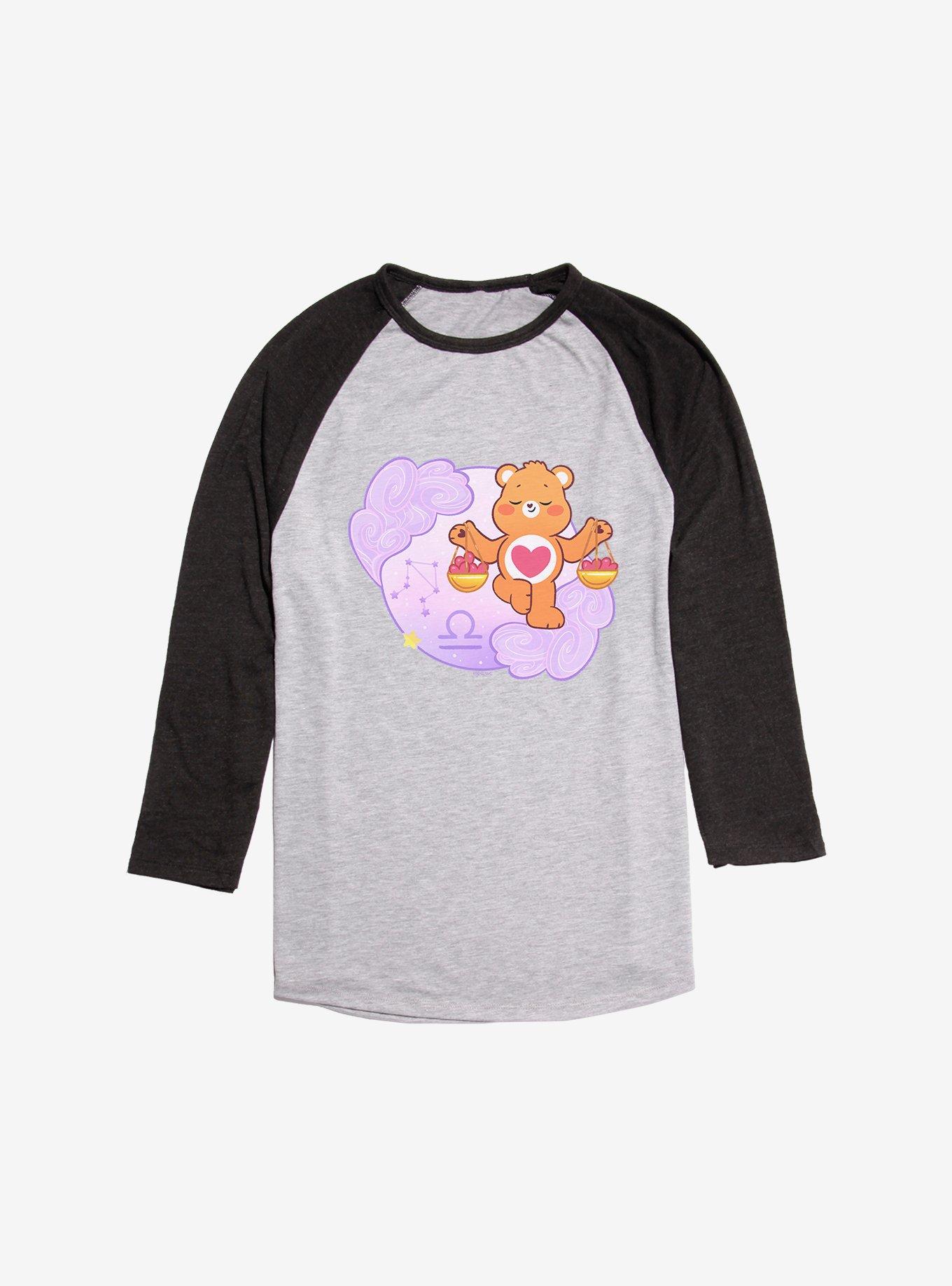 Care Bears Libra Bear Raglan, Ath Heather With Black, hi-res