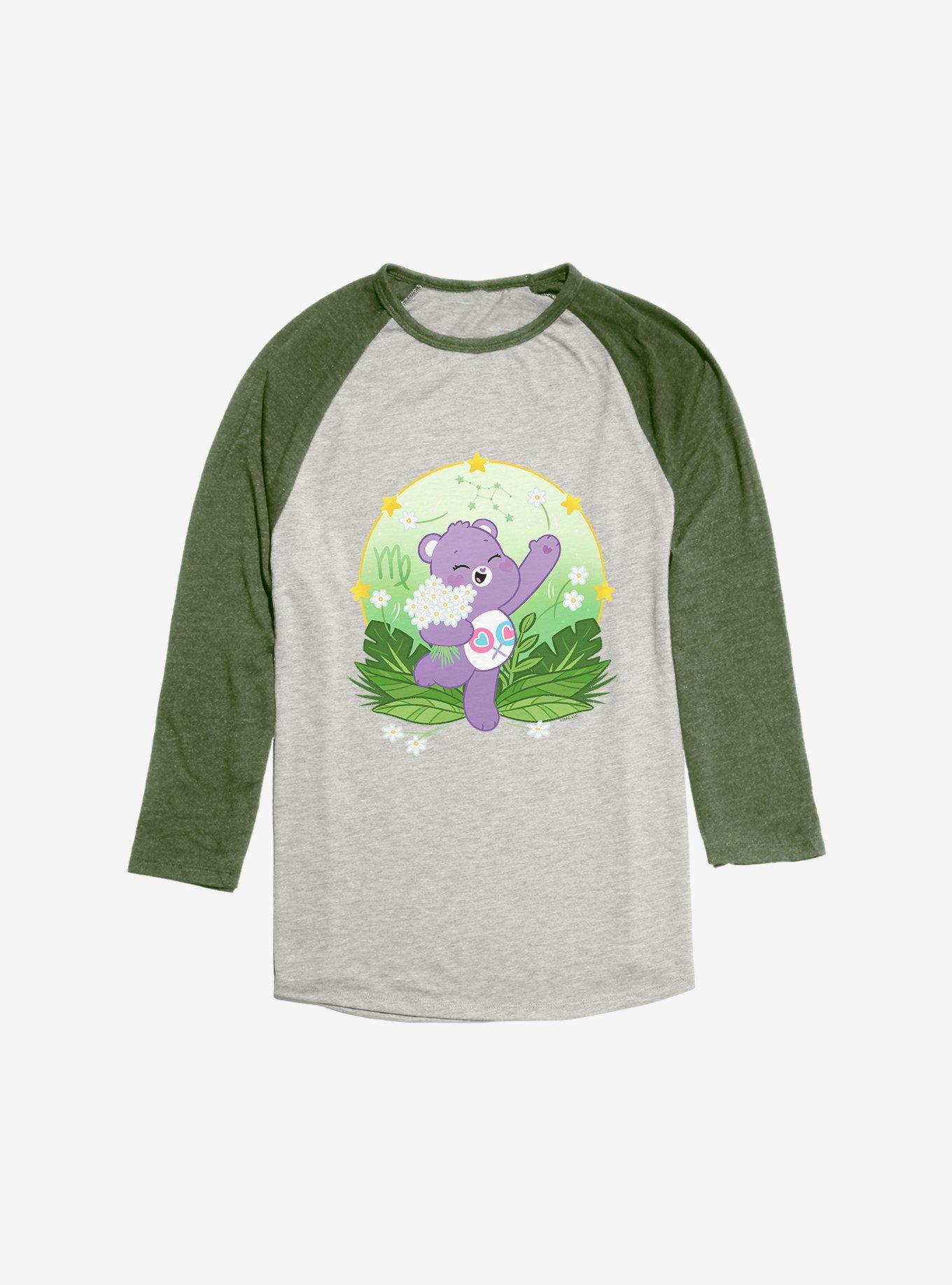 Care Bears Virgo Bear Raglan, Oatmeal With Moss, hi-res