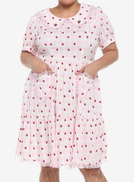 fitted lace wedding dress Asimetric Polka Dots Dress – Cautiva Boutique main image 1