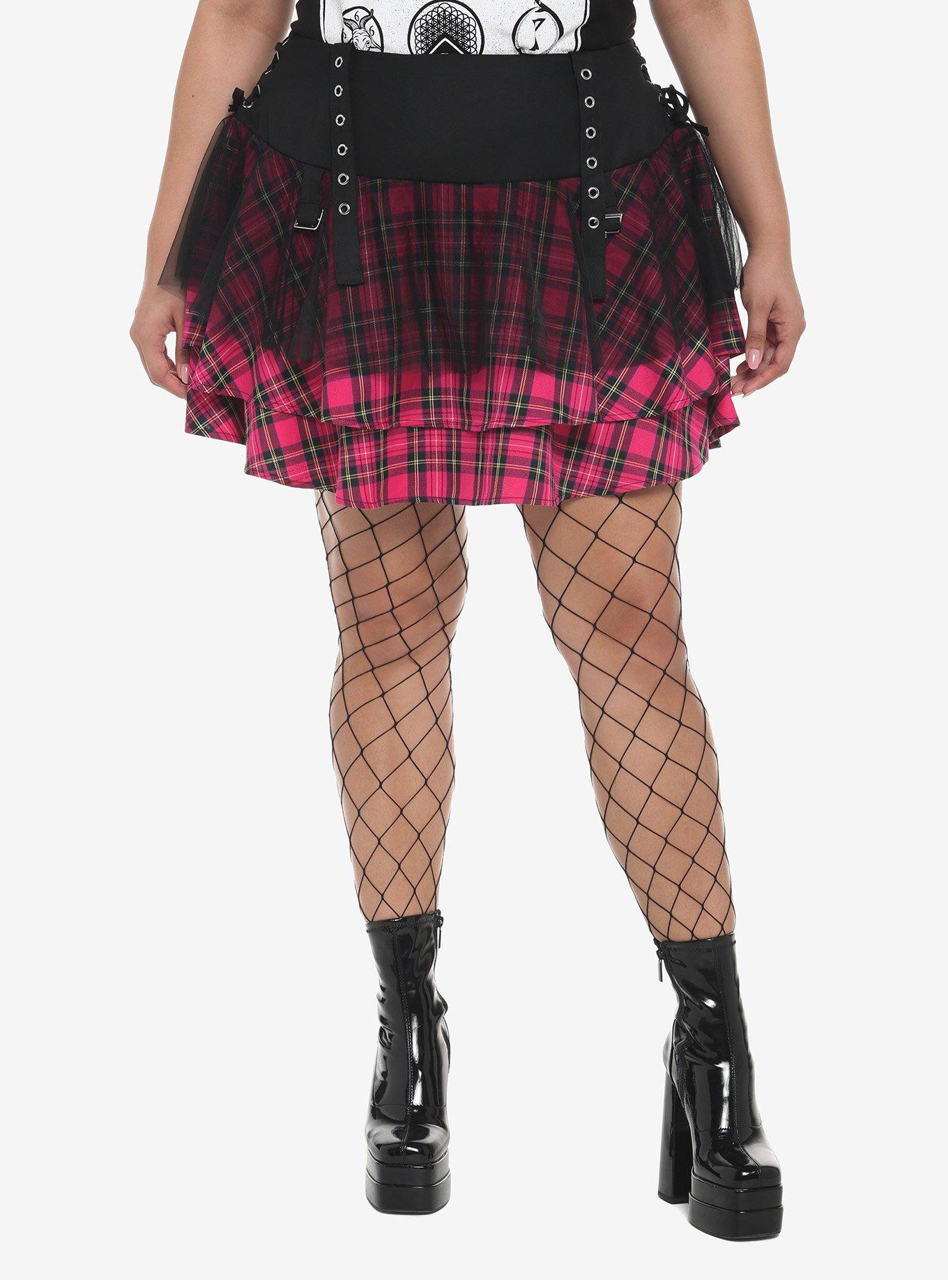 Hot topic clearance checkered skirt