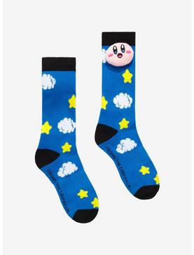 Kirby Stars & Cloud Plush Crew Socks, , hi-res