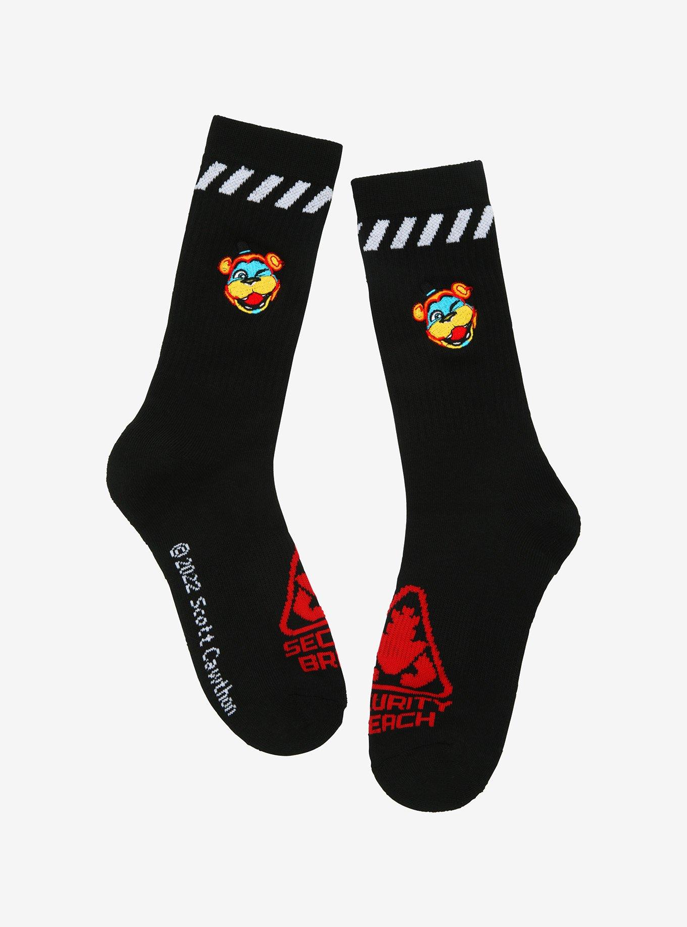 Five Nights At Freddy's: Security Breach Glamrock Freddy Crew Socks, , hi-res