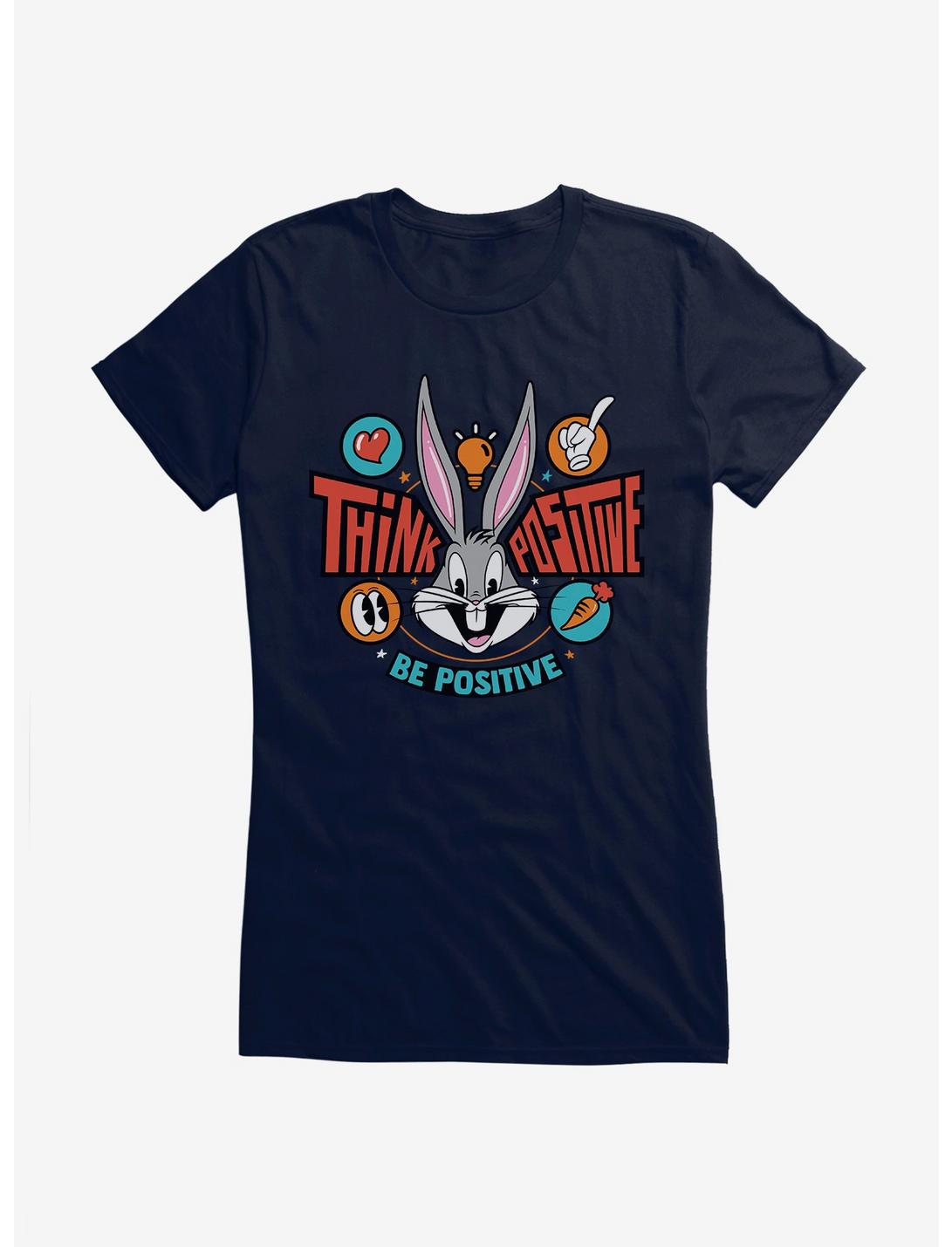 Looney Tunes Bugs Bunny Be Positive Girls T-Shirt, , hi-res