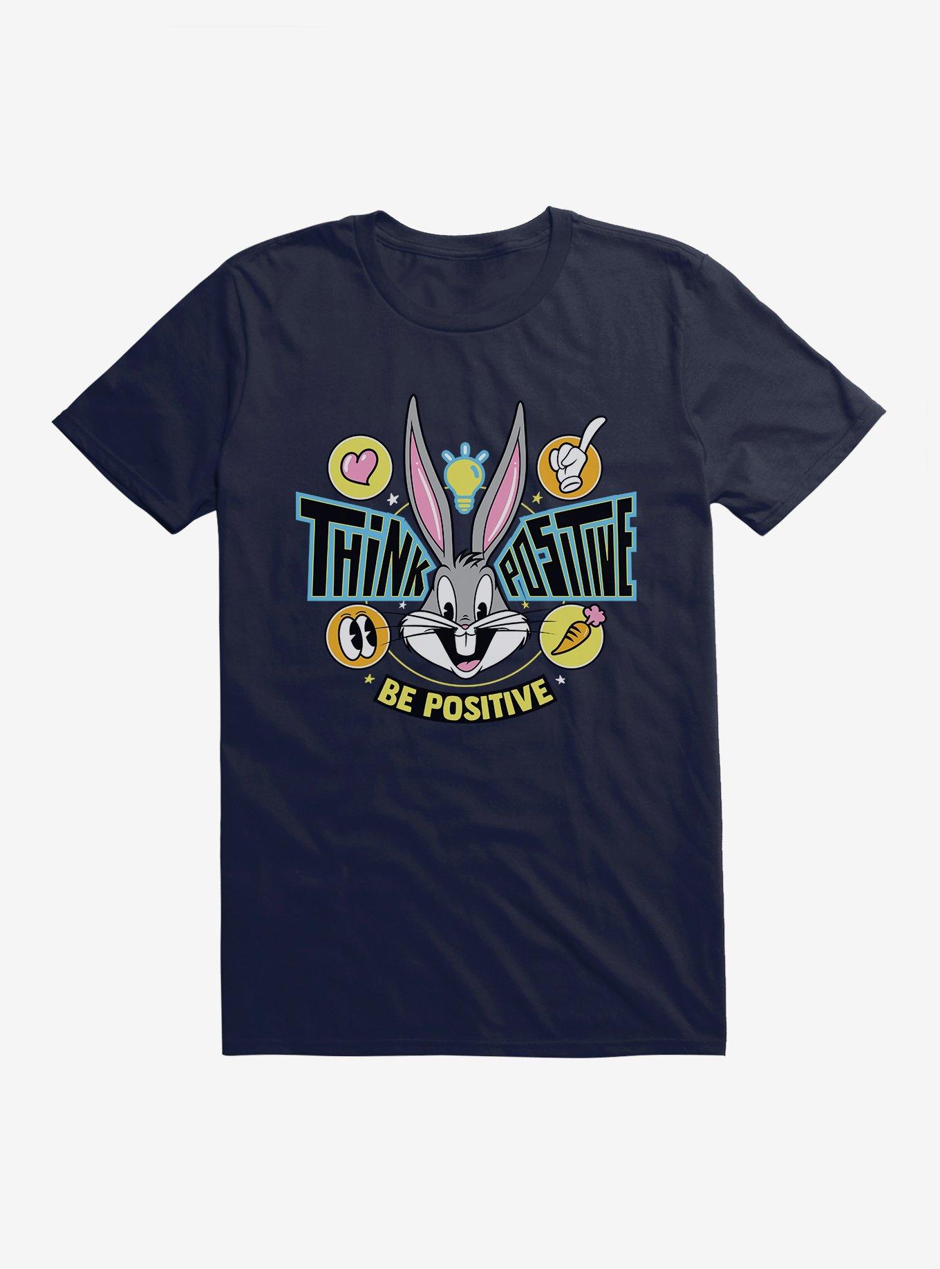 Looney Tunes Bugs Bunny Think Positive T-Shirt, , hi-res