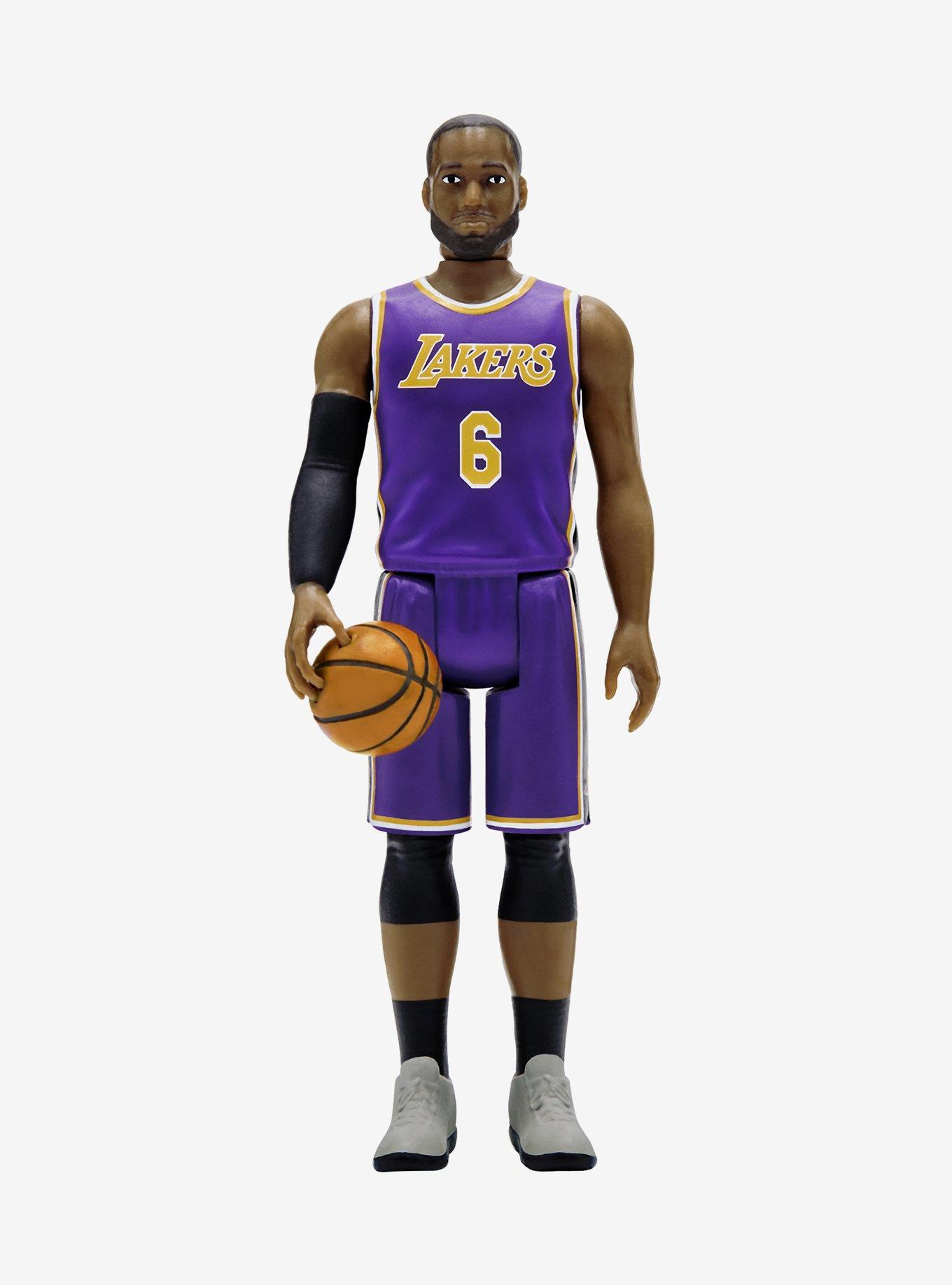 Super7 ReAction NBA Supersports LeBron James (Los Angeles Lakers)  Figure, , hi-res