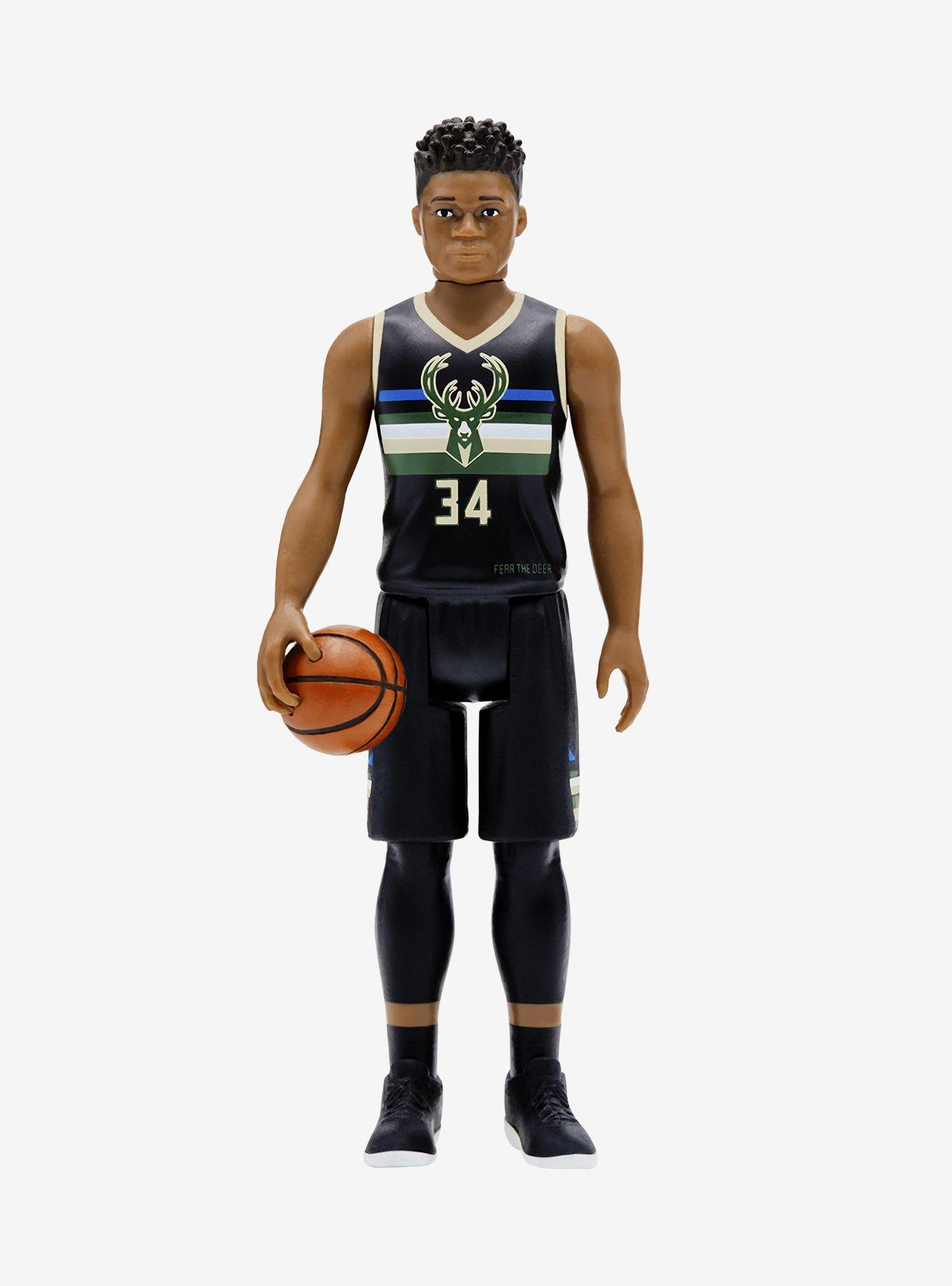 Super7 ReAction NBA Supersports Giannis Antetokounmpo (Milwaukee Bucks)  Figure, , hi-res