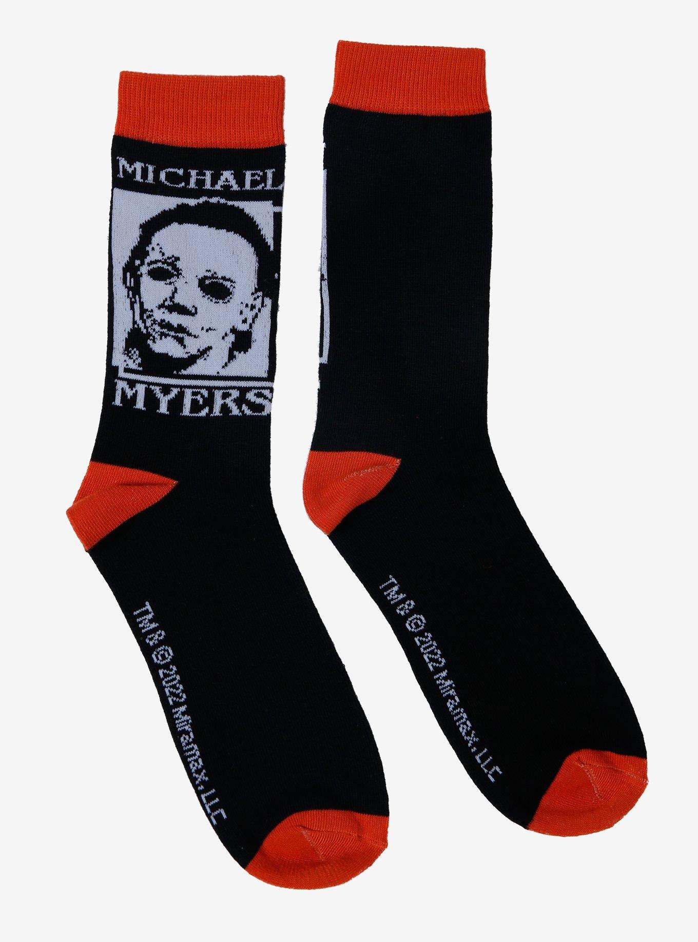 Halloween: The Curse Of Michael Myers Panel Crew Socks, , hi-res