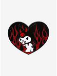Loungefly Sanrio Kuromi Devil Heart Moving Enamel Pin 2022 HT Expo Exclusive, , hi-res