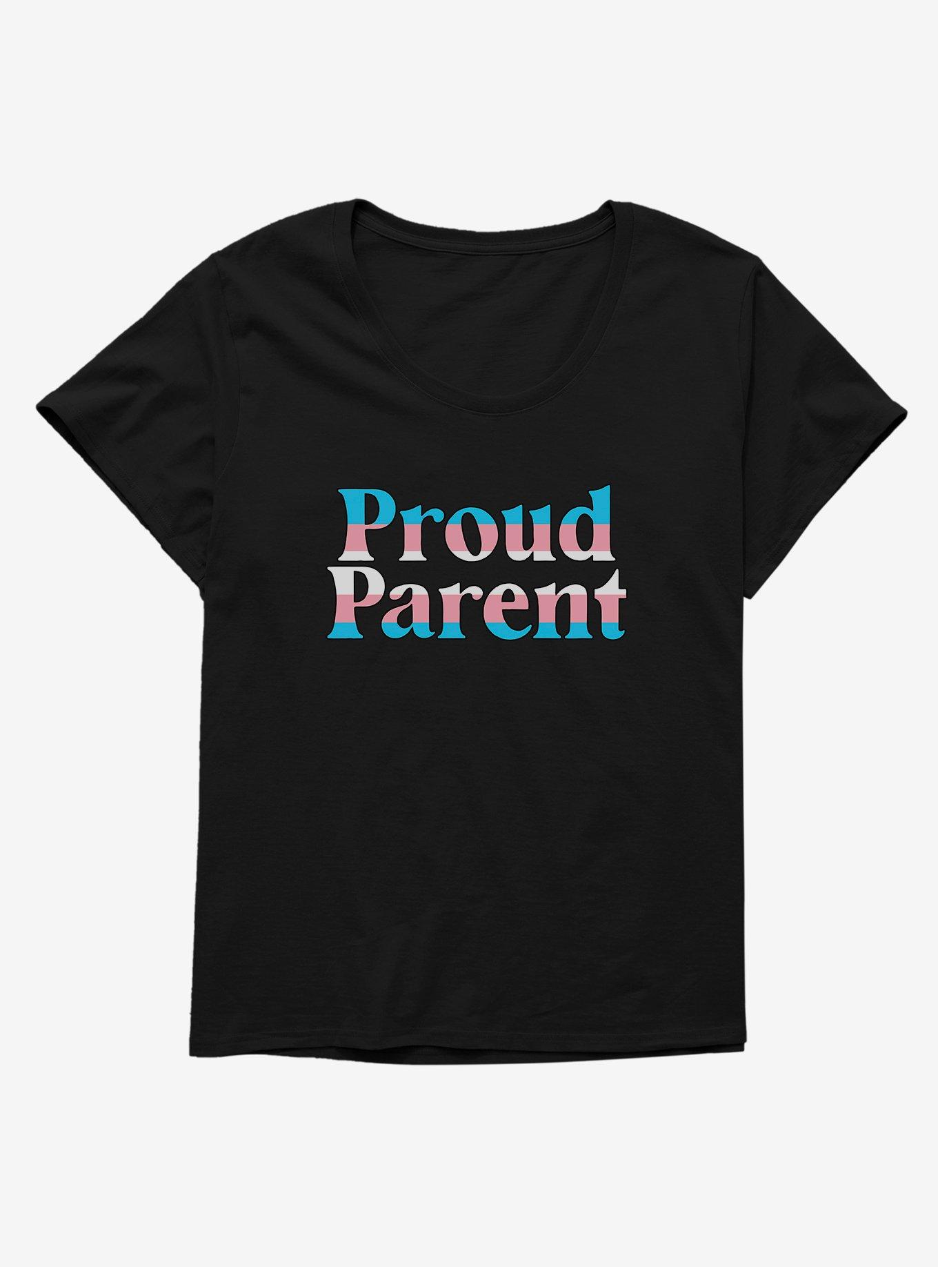 Pride Trans Proud Parent T-Shirt Plus Size, , hi-res