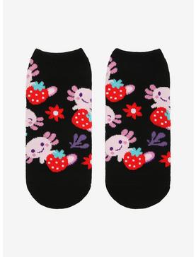 Axolotl Strawberry No-Show Socks, , hi-res