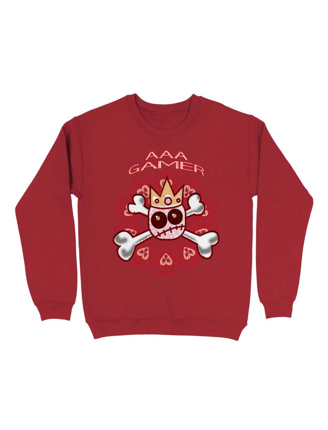 AAA Gamer Sweatshirt, RED, hi-res