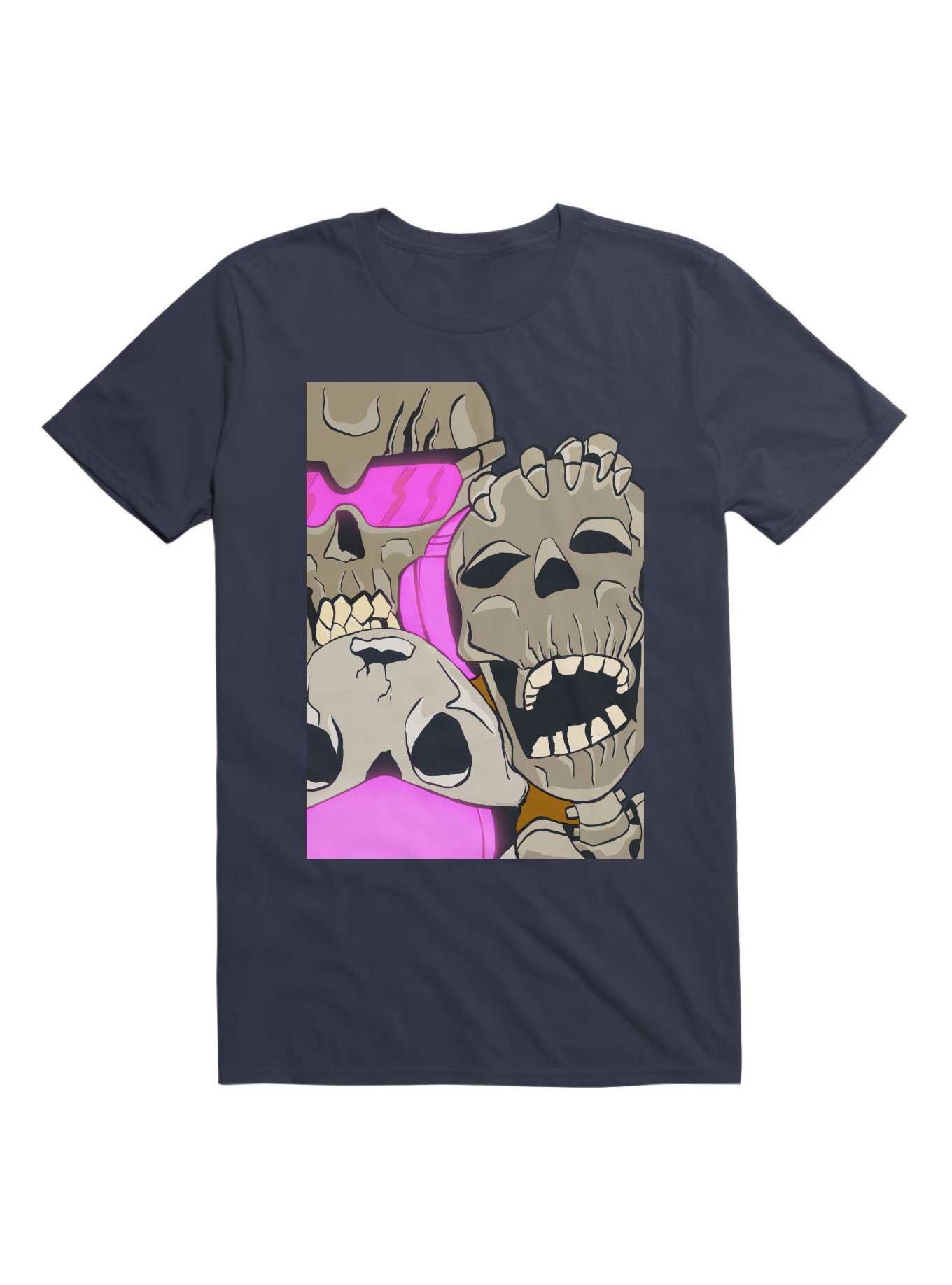 Can't See, Can't Hear, Can't Speak T-Shirt, NAVY, hi-res