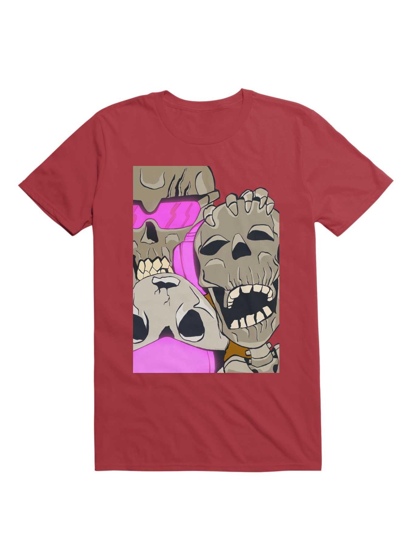 Can't See, Can't Hear, Can't Speak T-Shirt, RED, hi-res