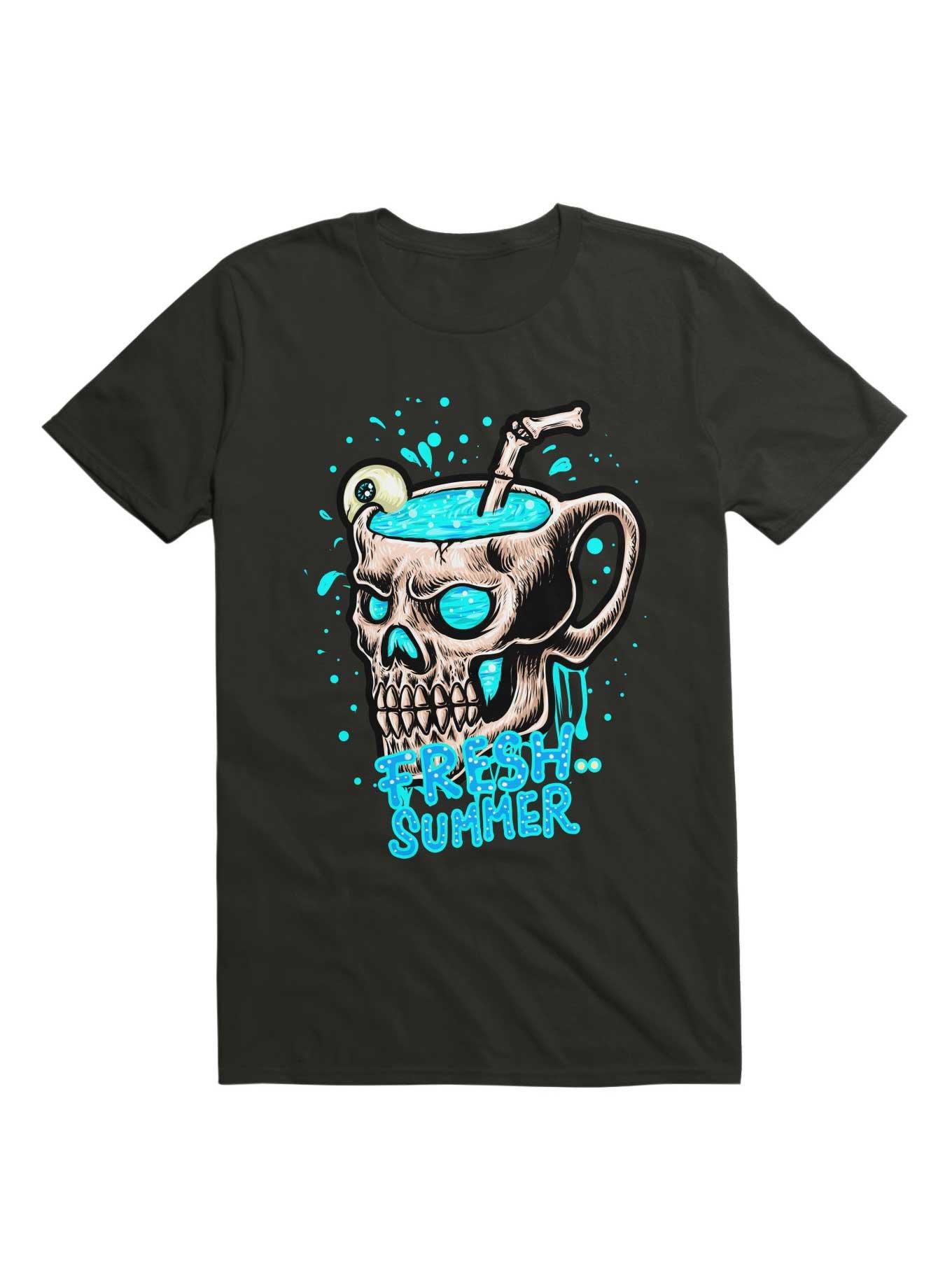 Fresh Summer With Eye Juice T-Shirt, BLACK, hi-res