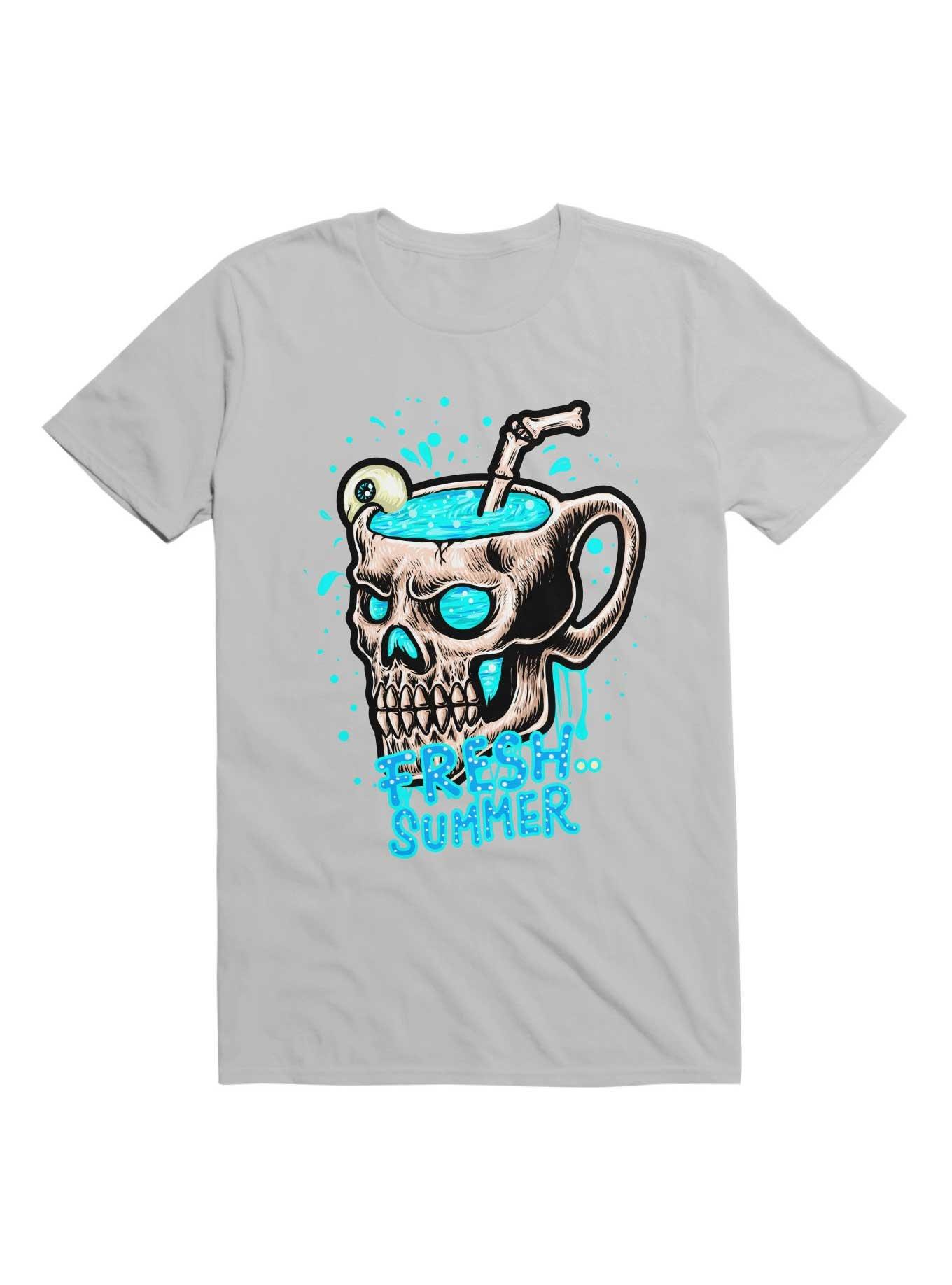 Fresh Summer With Eye Juice T-Shirt, ICE GREY, hi-res