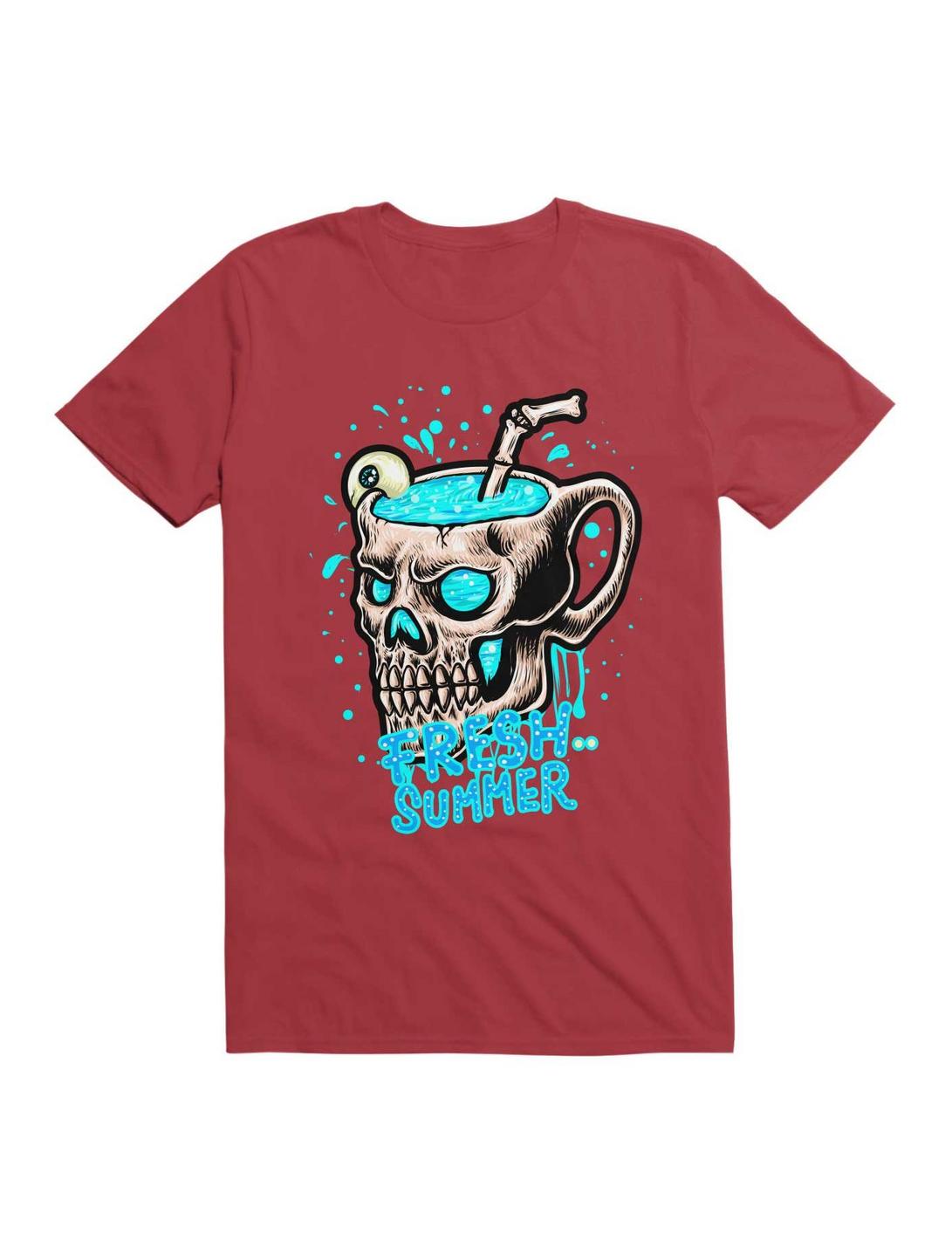 Fresh Summer With Eye Juice T-Shirt, RED, hi-res