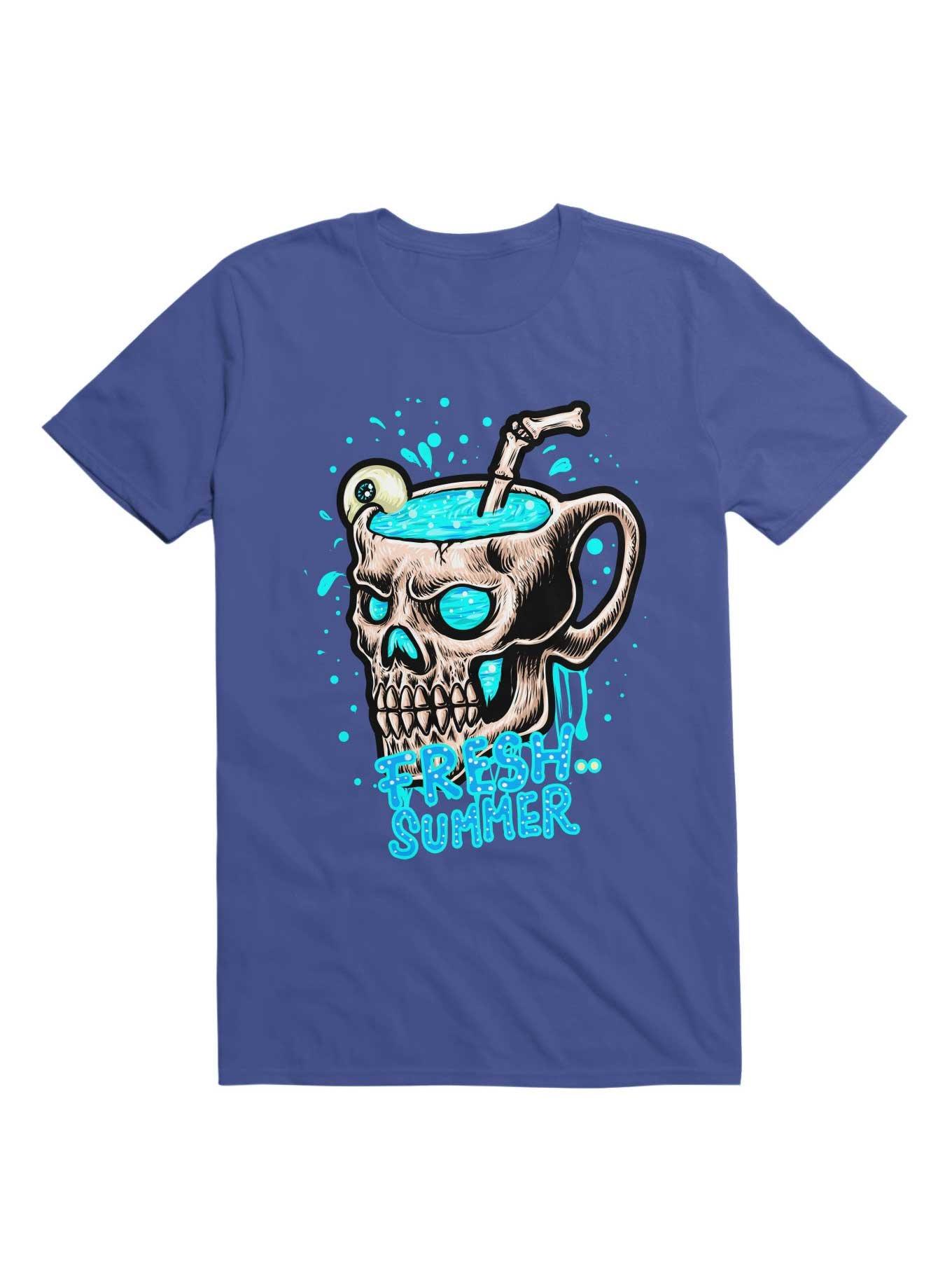 Fresh Summer With Eye Juice T-Shirt, ROYAL, hi-res