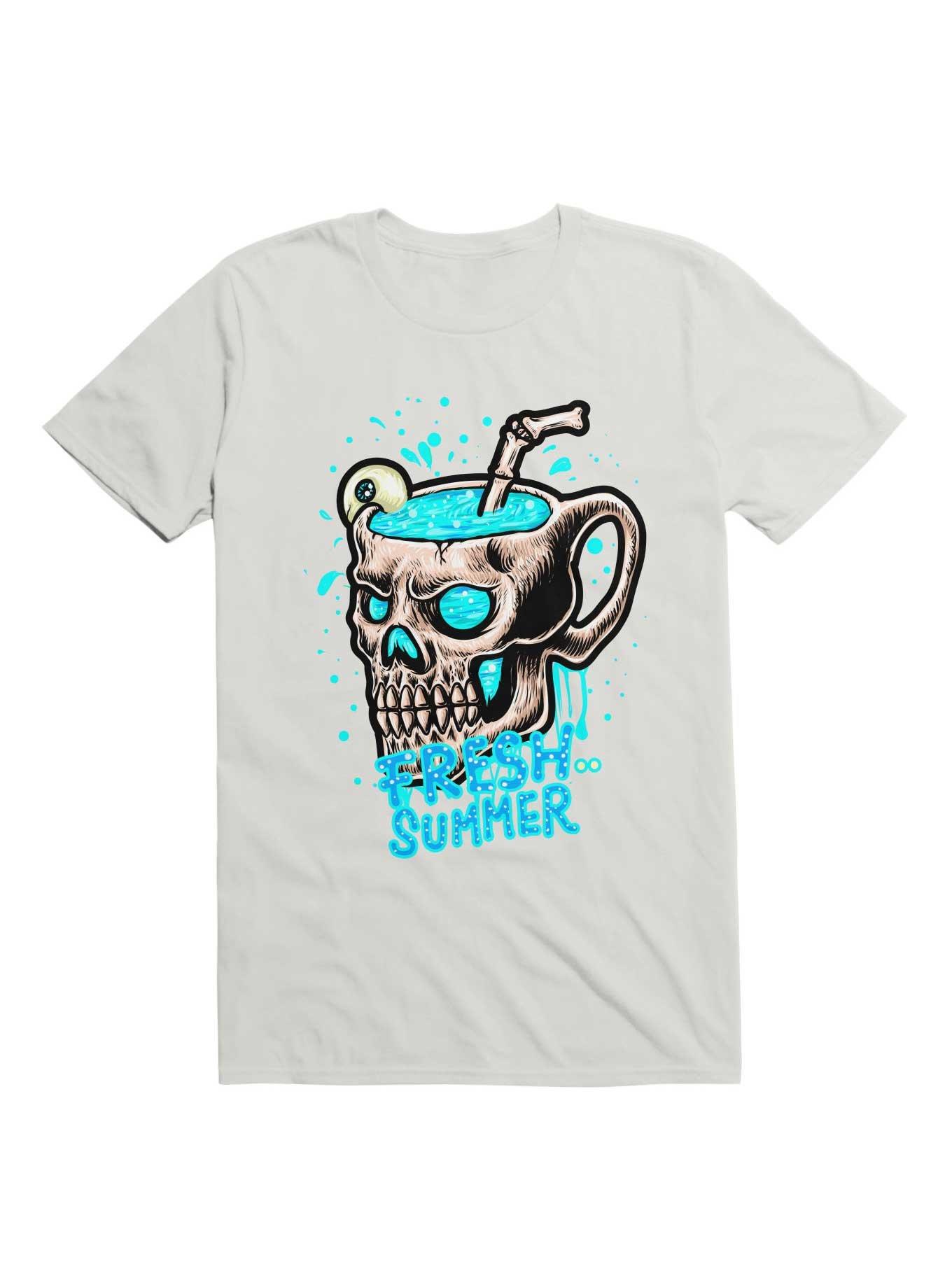 Fresh Summer With Eye Juice T-Shirt, WHITE, hi-res