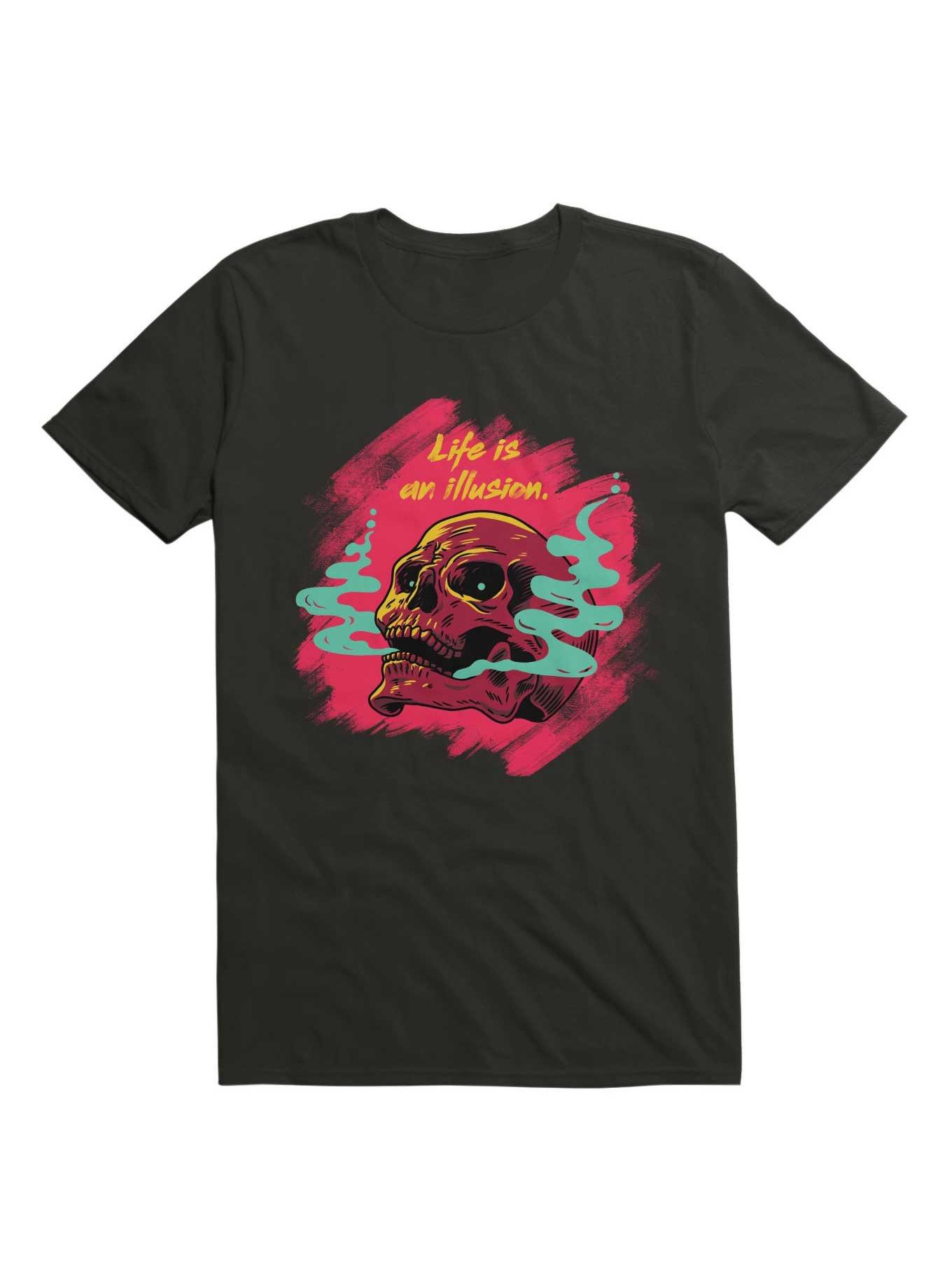 Life Is An Illusion T-Shirt, BLACK, hi-res