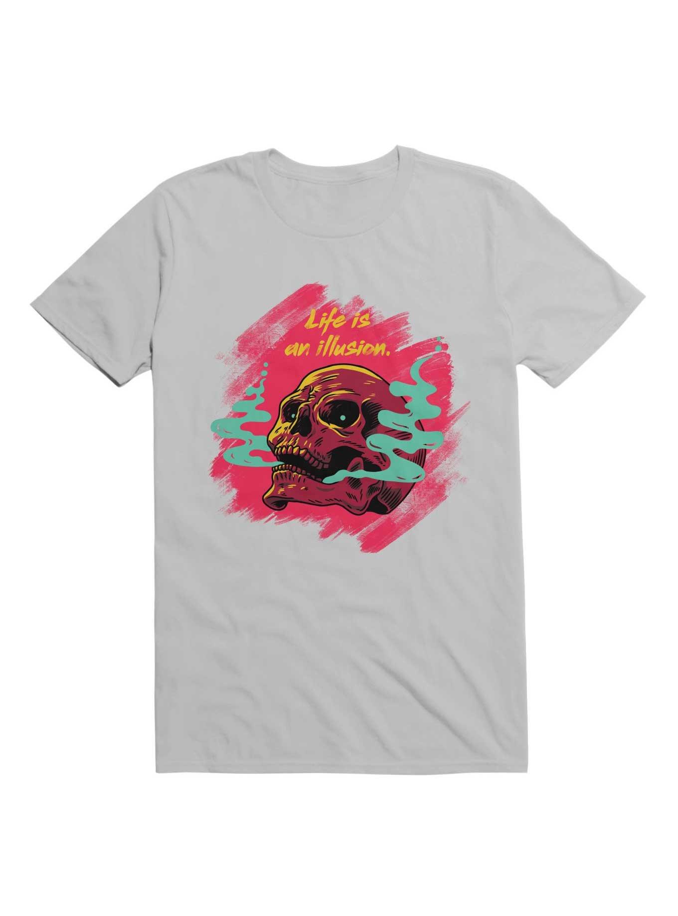 Life Is An Illusion T-Shirt, ICE GREY, hi-res